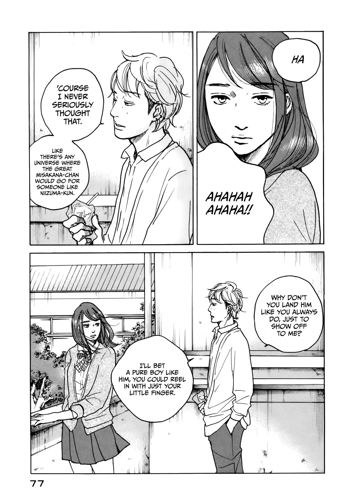 Sensei no Shiroi Uso Chapter 40 page 14 - Chapter 40: On the Other Side of the Lockers