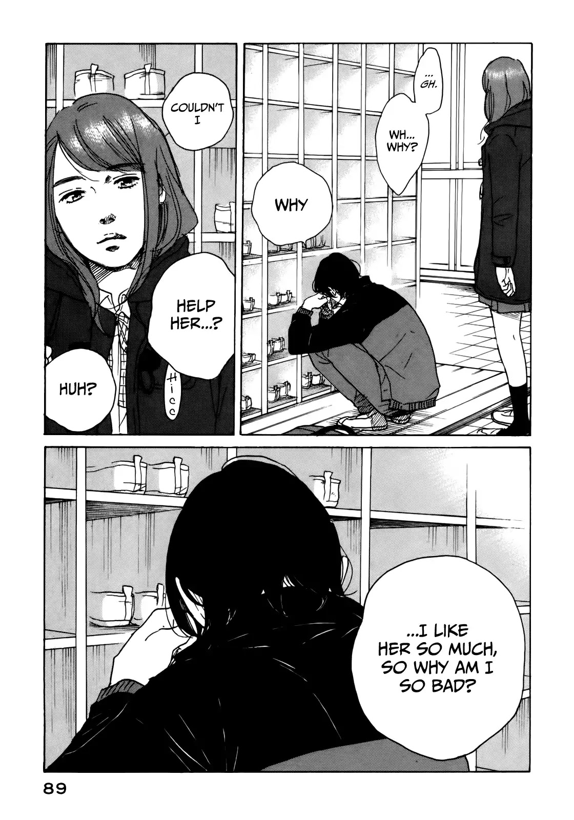 Sensei no Shiroi Uso Chapter 40 page 24 - Chapter 40: On the Other Side of the Lockers