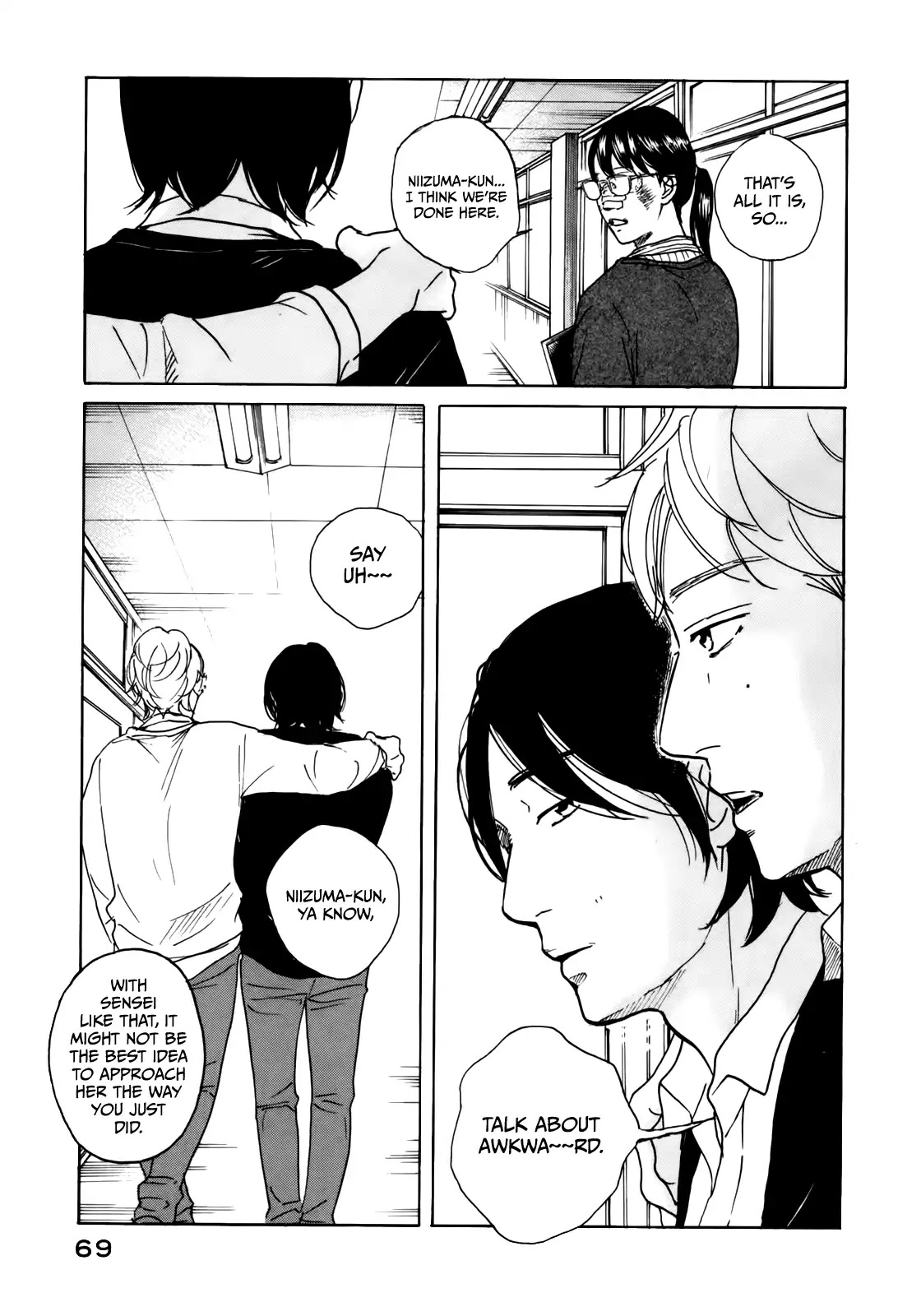 Sensei no Shiroi Uso Chapter 40 page 6 - Chapter 40: On the Other Side of the Lockers
