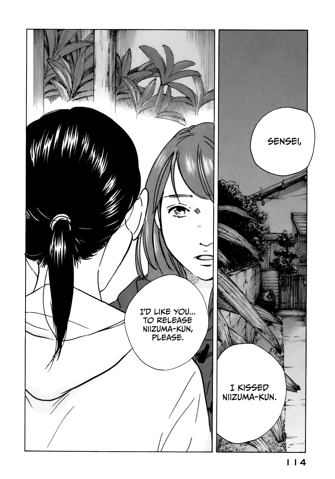 Sensei no Shiroi Uso Chapter 41 page 22 - Chapter 41: Visitor