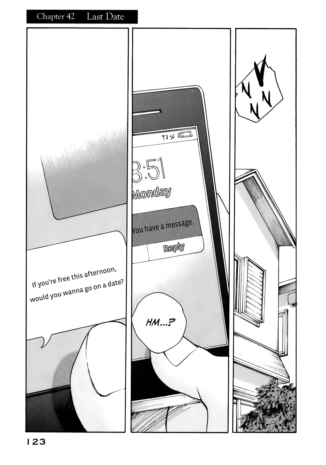 Sensei no Shiroi Uso Chapter 42 page 1 - Chapter 42: Last Date