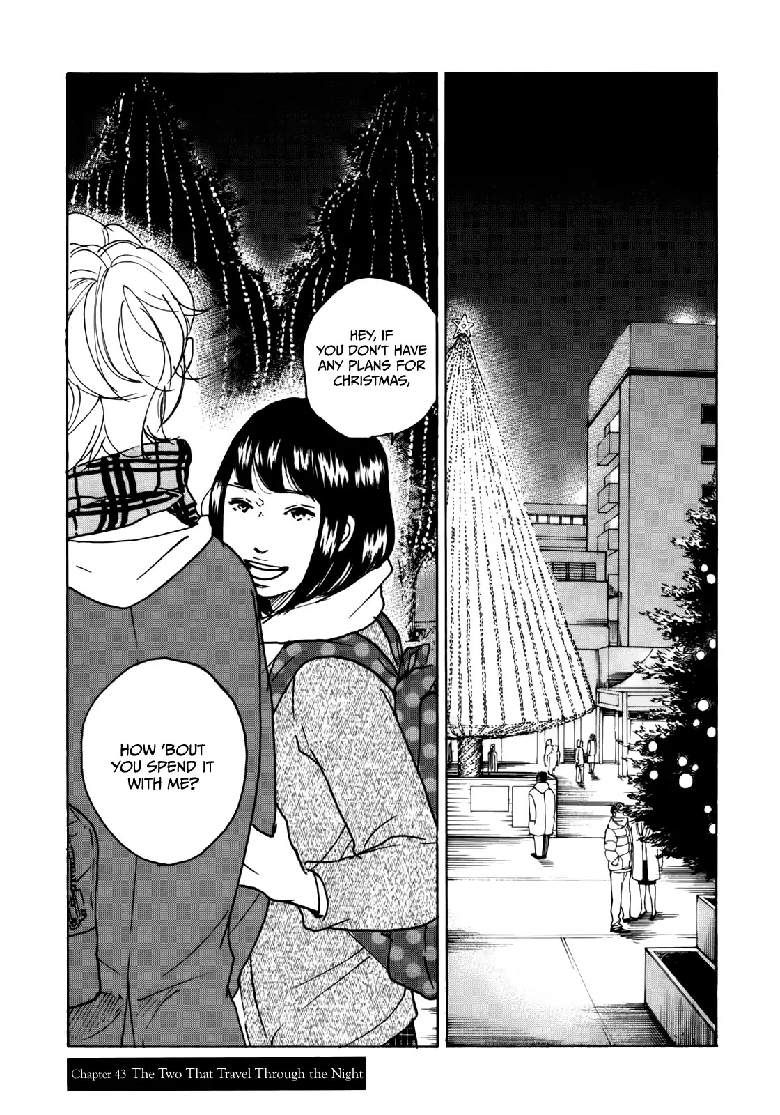 Sensei no Shiroi Uso Chapter 43 page 1 - Chapter 43: The Two That Travel Through the Night