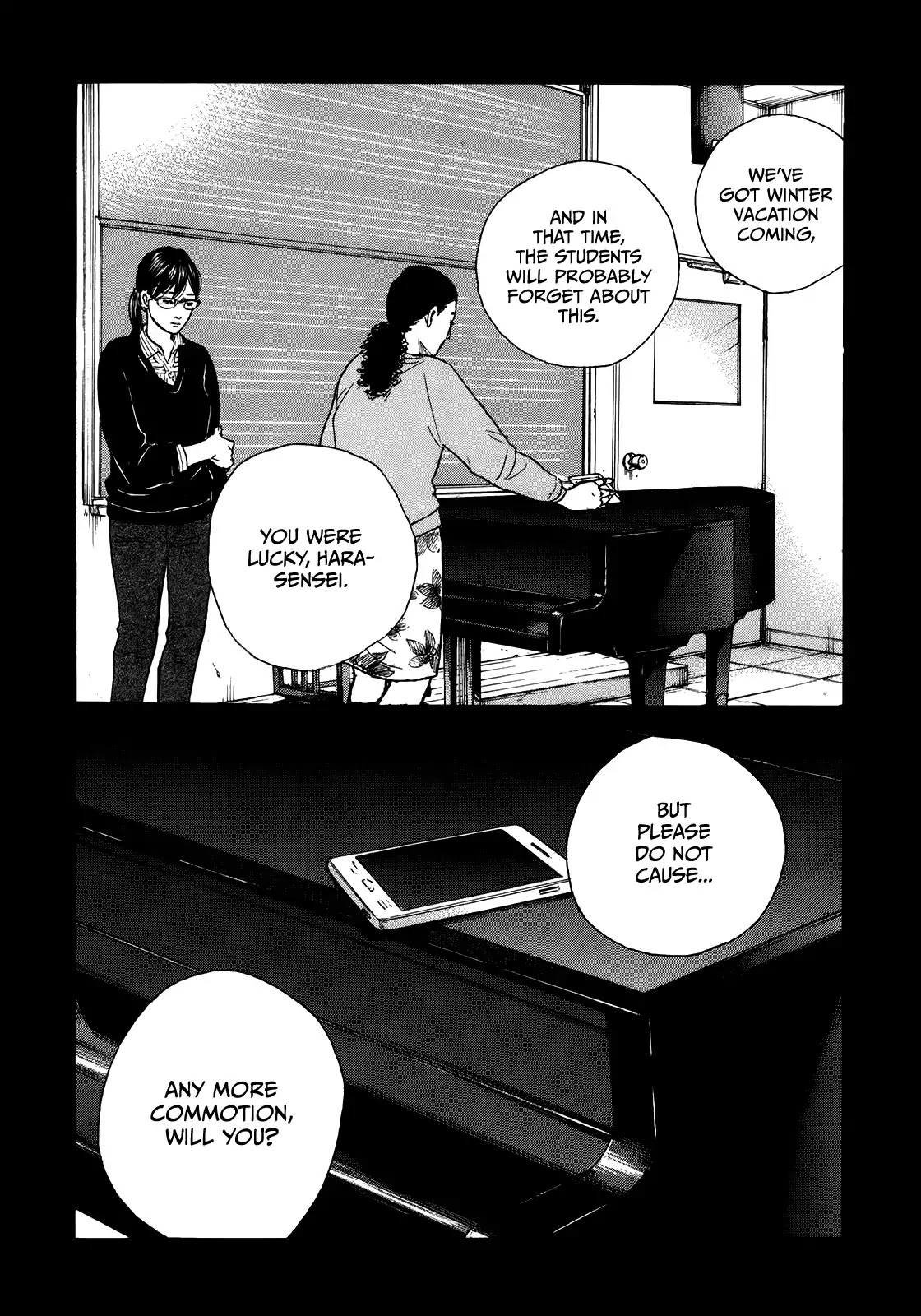 Sensei no Shiroi Uso Chapter 44 page 14 - Chapter 44: Final Lesson