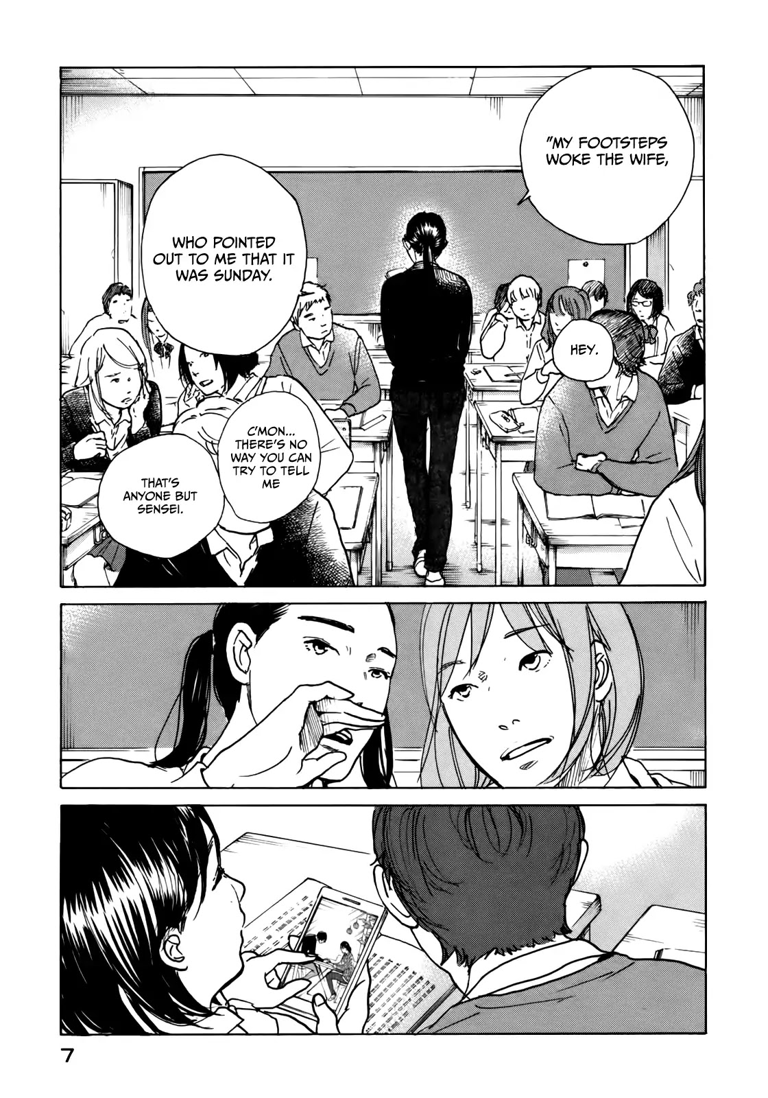 Sensei no Shiroi Uso Chapter 44 page 9 - Chapter 44: Final Lesson