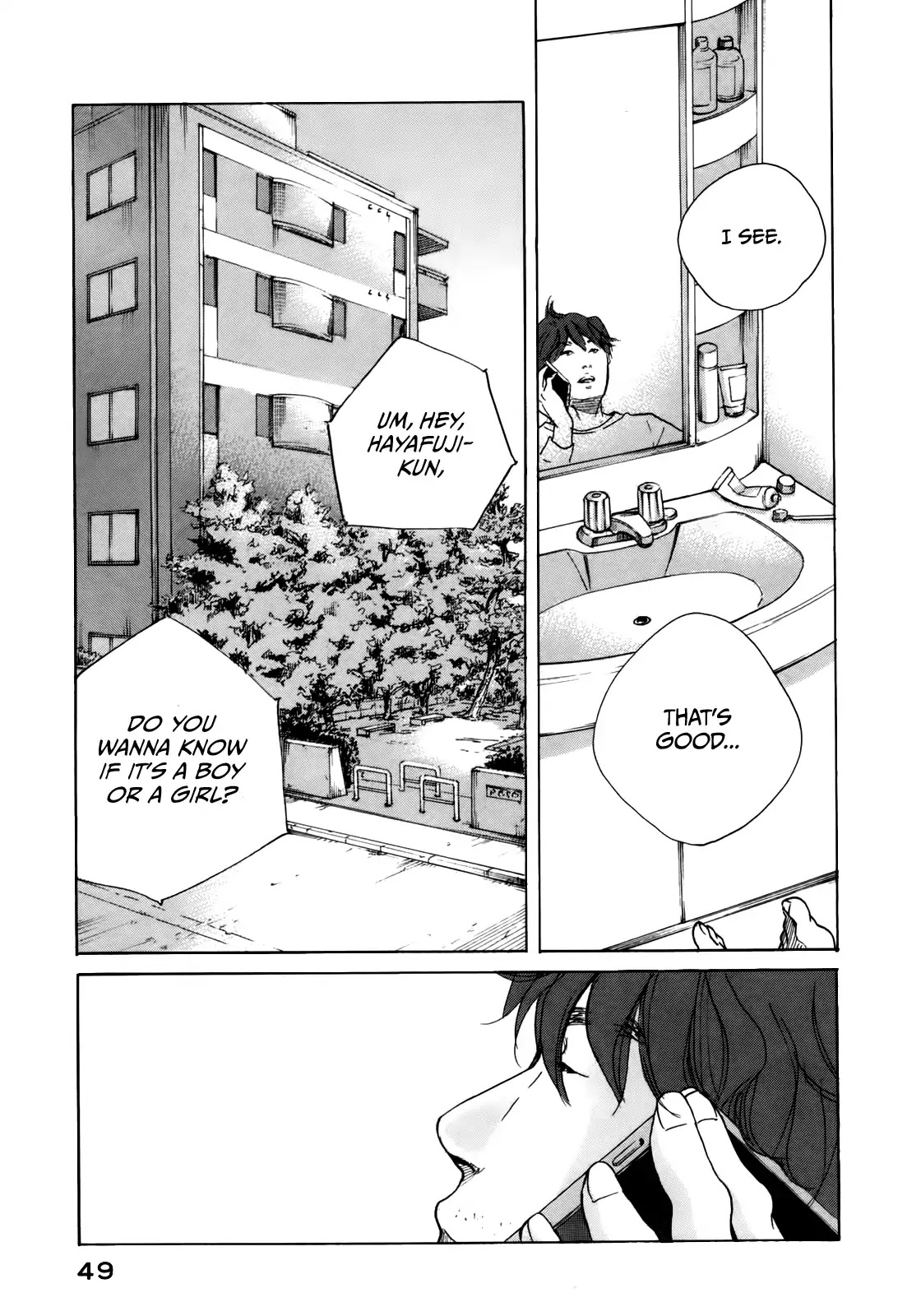 Sensei no Shiroi Uso Chapter 45 page 18 - Chapter 45: Just Being Alive is Bad Enough