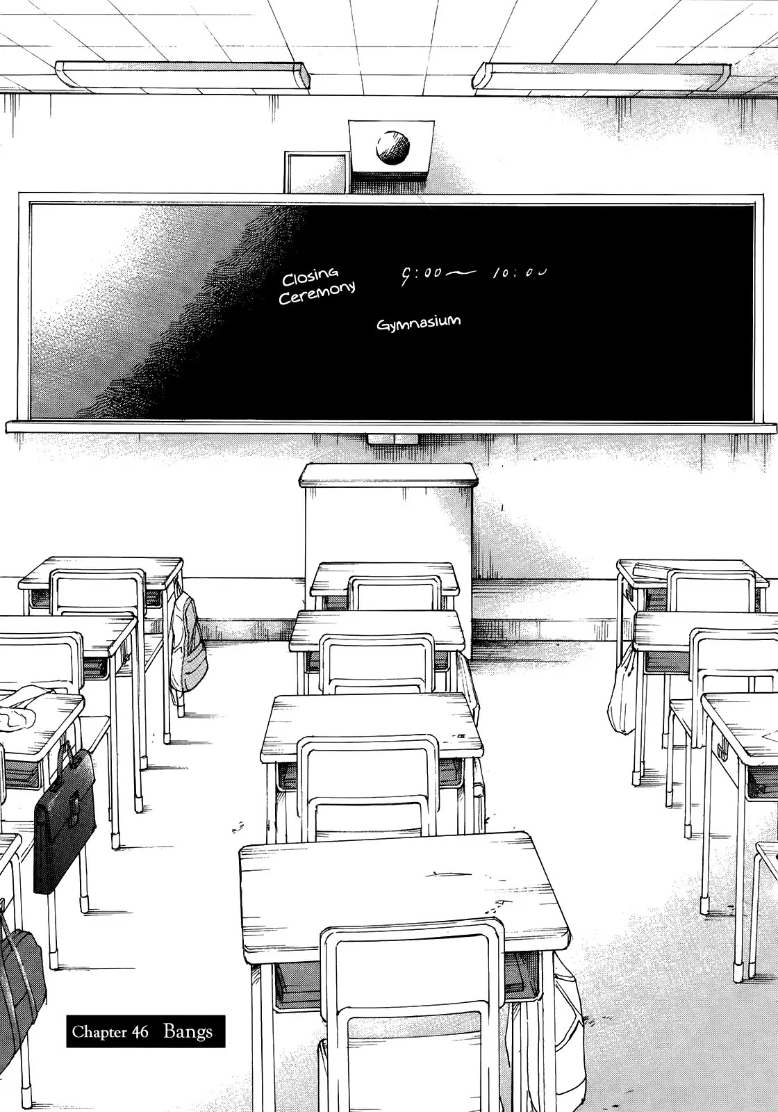 Sensei no Shiroi Uso Chapter 46 page 1 - Chapter 46: Bangs