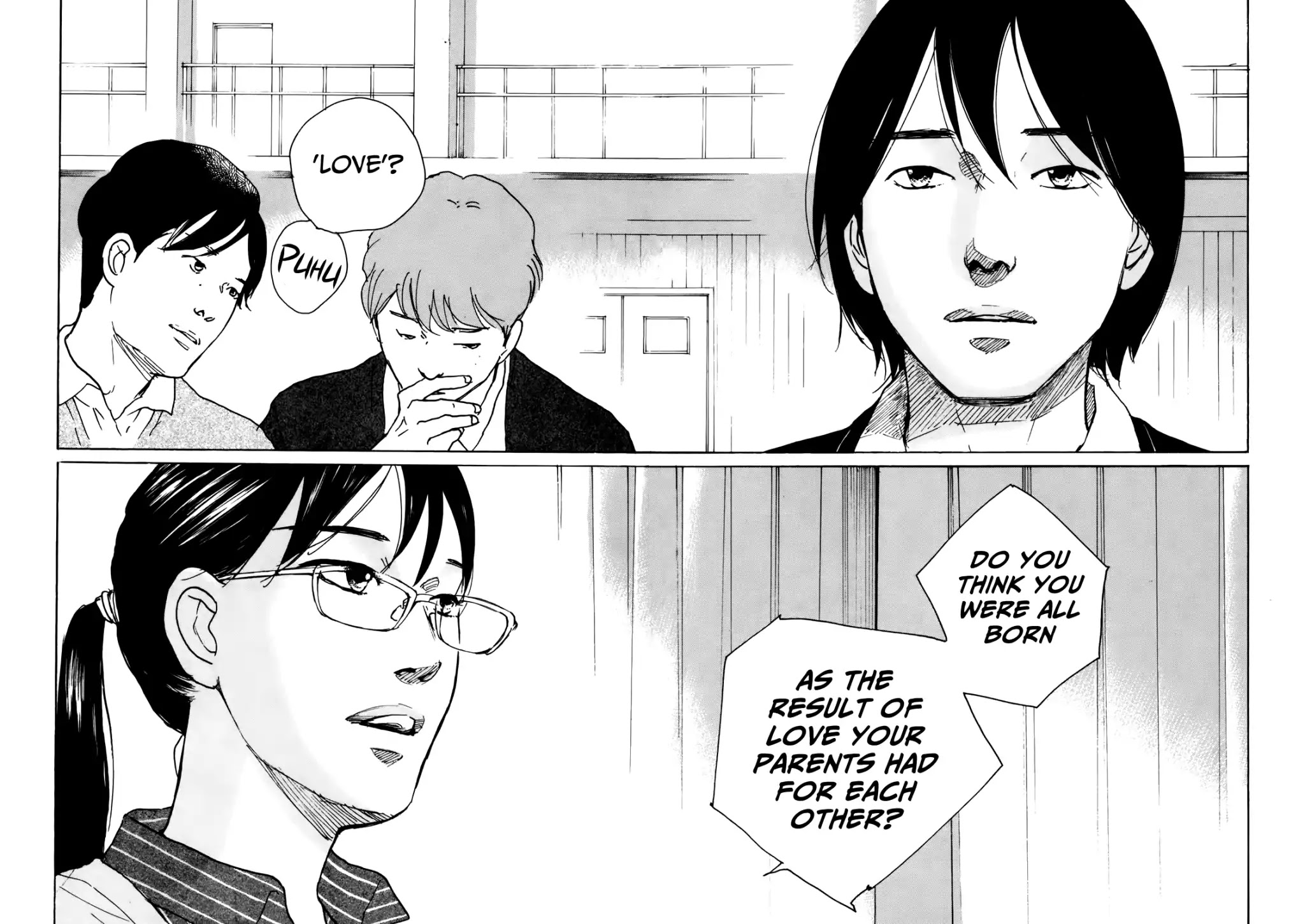 Sensei no Shiroi Uso Chapter 46 page 12 - Chapter 46: Bangs