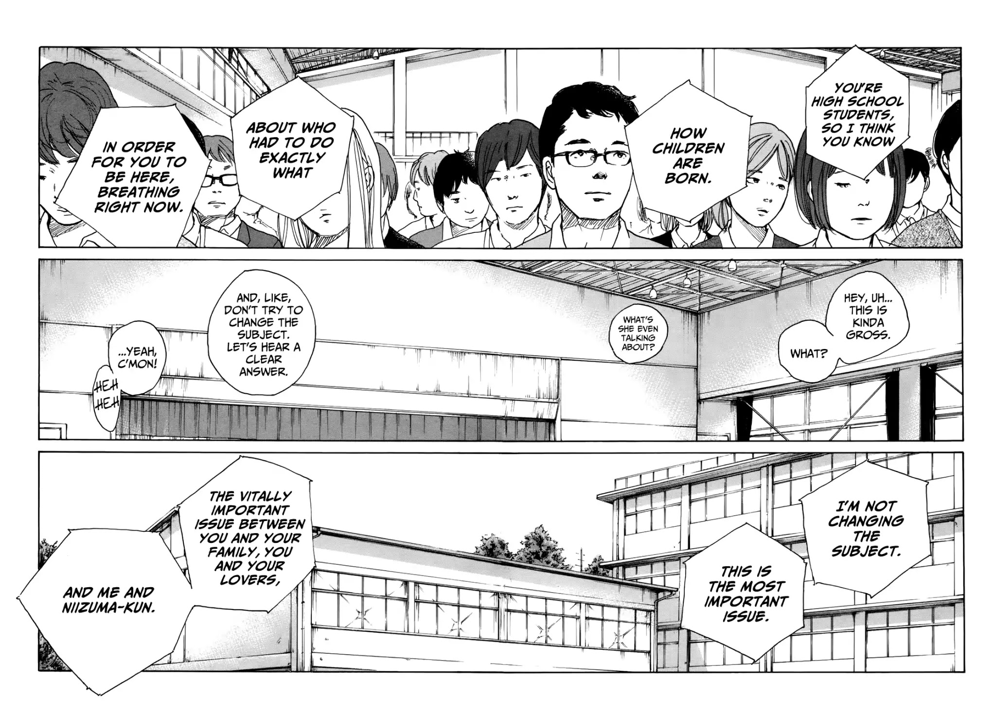 Sensei no Shiroi Uso Chapter 46 page 13 - Chapter 46: Bangs