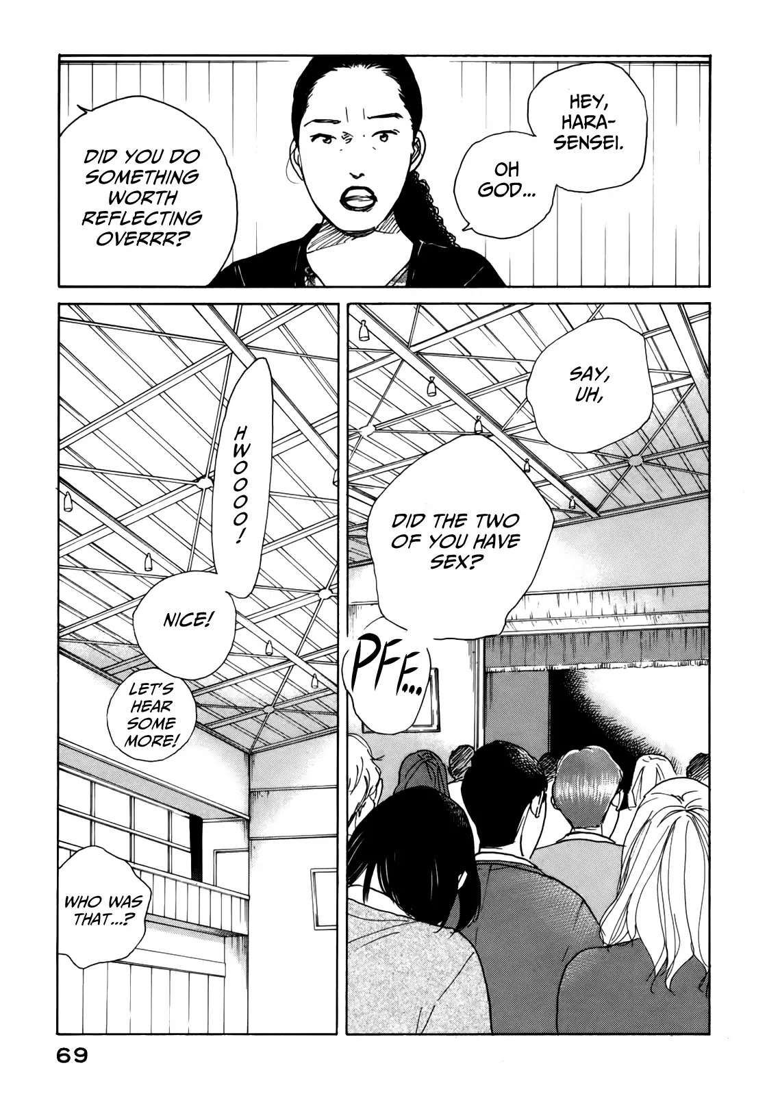 Sensei no Shiroi Uso Chapter 46 page 9 - Chapter 46: Bangs