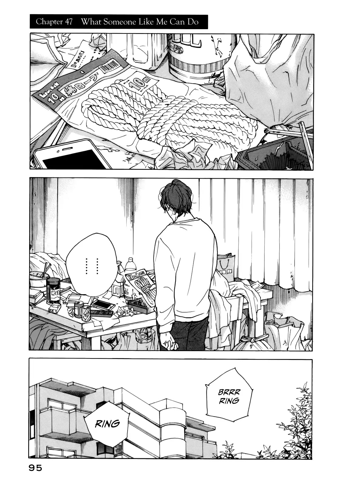 Sensei no Shiroi Uso Chapter 47 page 1 - Chapter 47: What Someone Like Me Can Do
