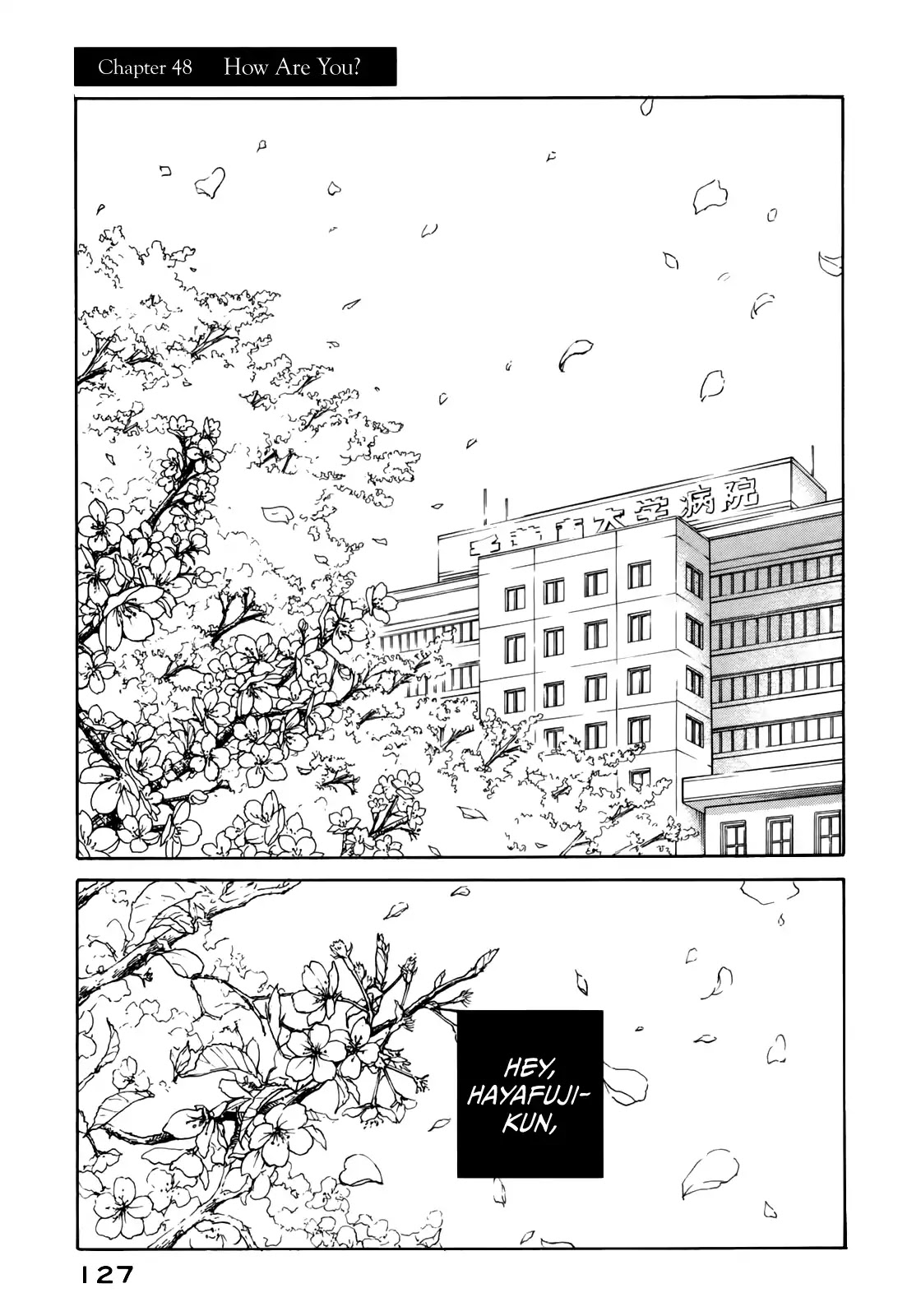 Sensei no Shiroi Uso Chapter 48 page 1 - Chapter 48: How Are You?