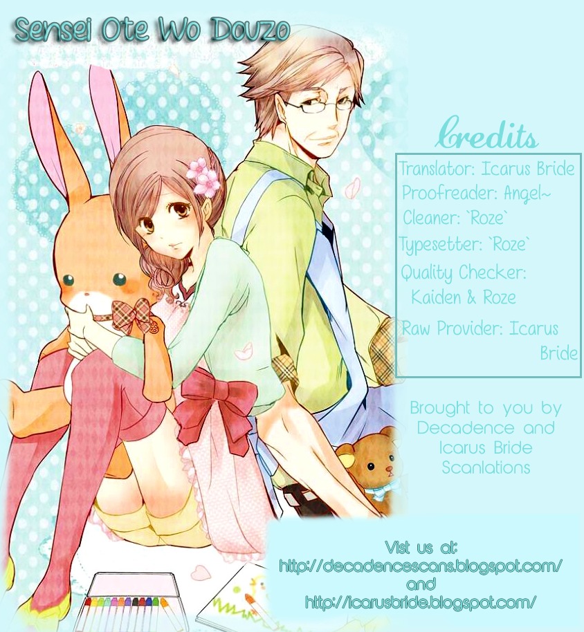 Sensei, Ote o Douzo? Chapter 0 page 25 - Chapter 0 : [Oneshot]