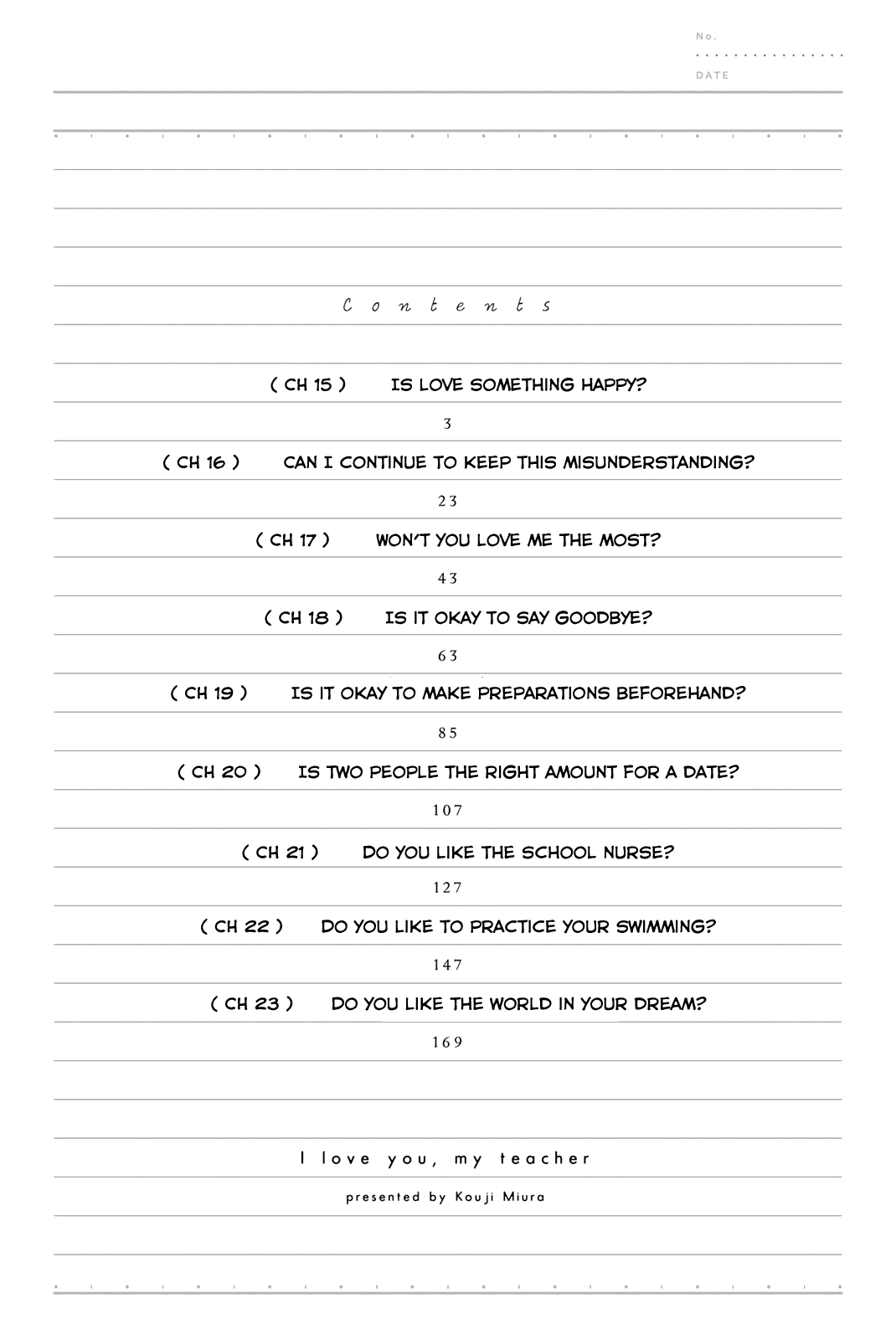 Sensei, Suki desu. Chapter 15 page 6 - Chapter 15