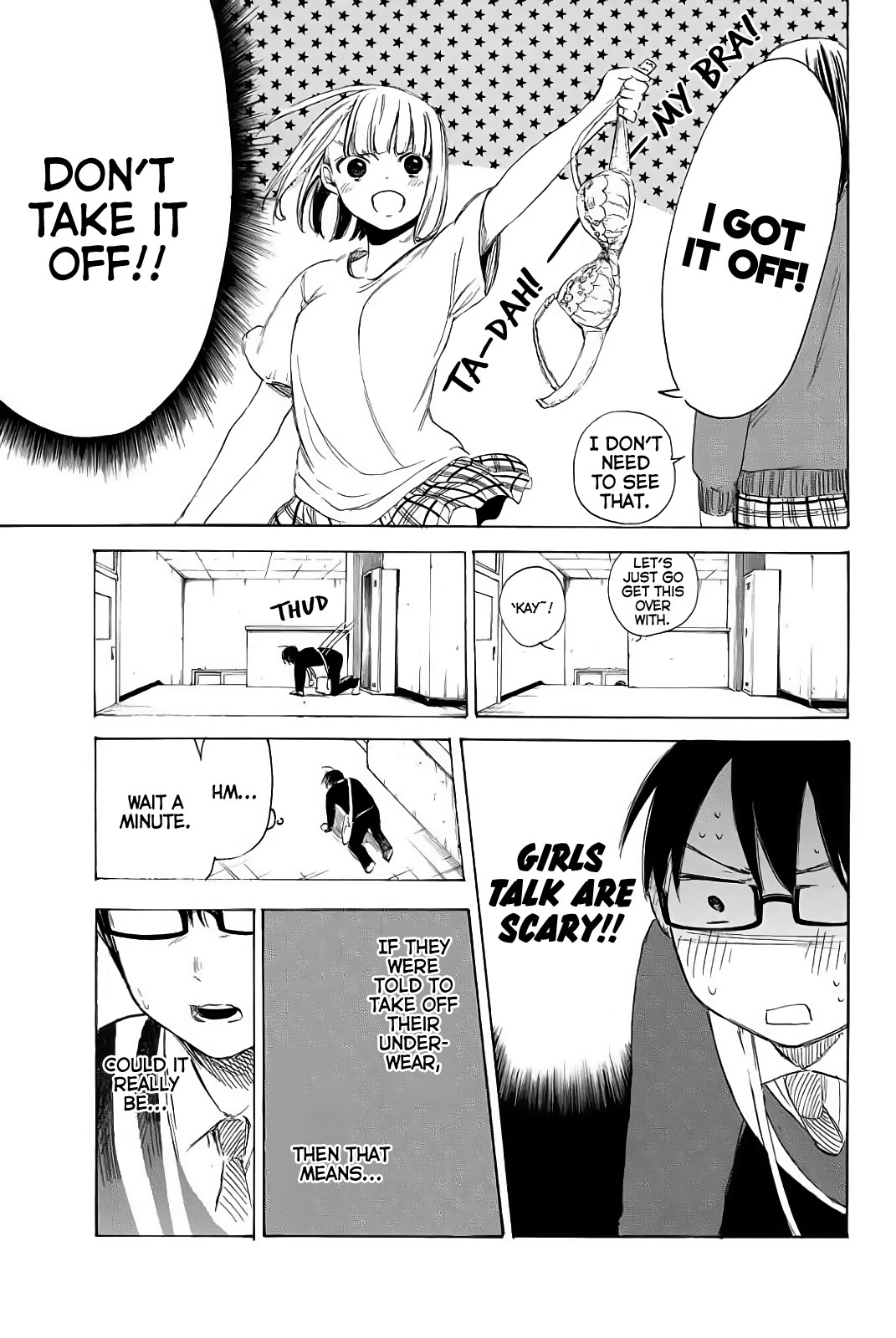 Sensei, Suki desu. Chapter 3 page 14 - Chapter 3: Question 3: Hiding and staring at a garden filled with girls, is that what you like doing?