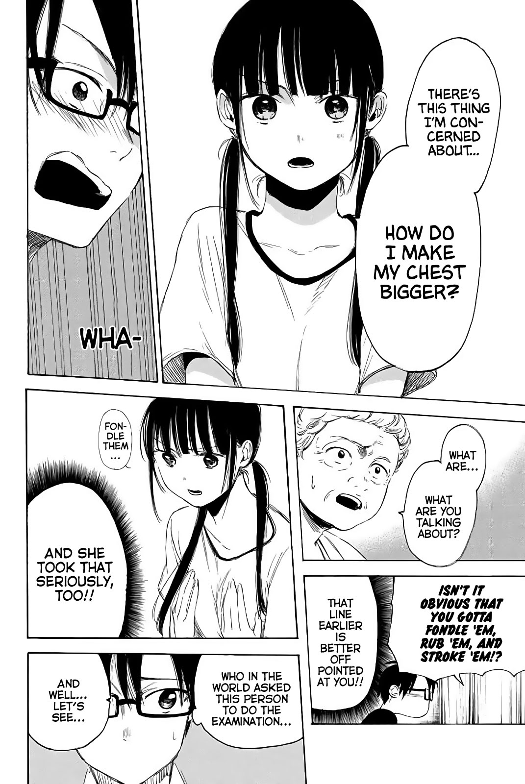 Sensei, Suki desu. Chapter 3 page 17 - Chapter 3: Question 3: Hiding and staring at a garden filled with girls, is that what you like doing?
