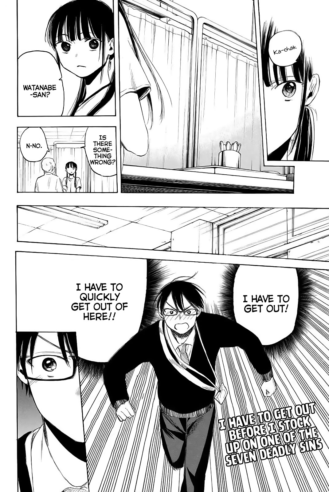 Sensei, Suki desu. Chapter 3 page 19 - Chapter 3: Question 3: Hiding and staring at a garden filled with girls, is that what you like doing?