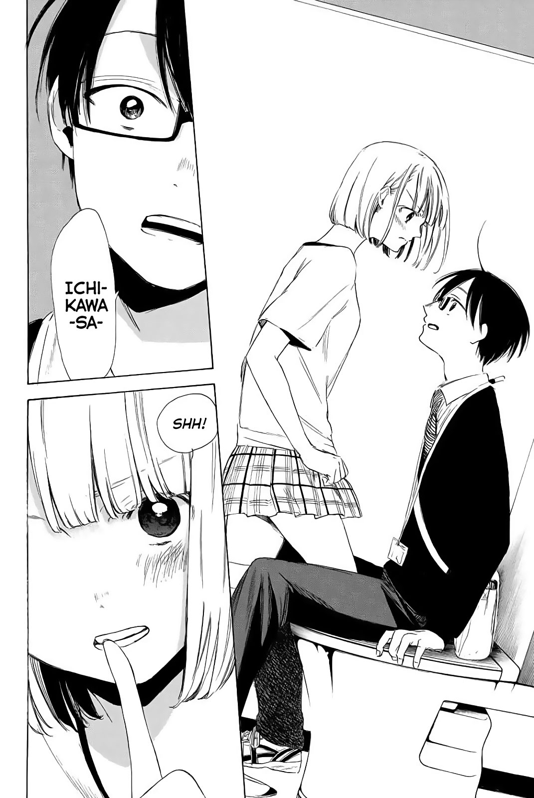 Sensei, Suki desu. Chapter 3 page 23 - Chapter 3: Question 3: Hiding and staring at a garden filled with girls, is that what you like doing?