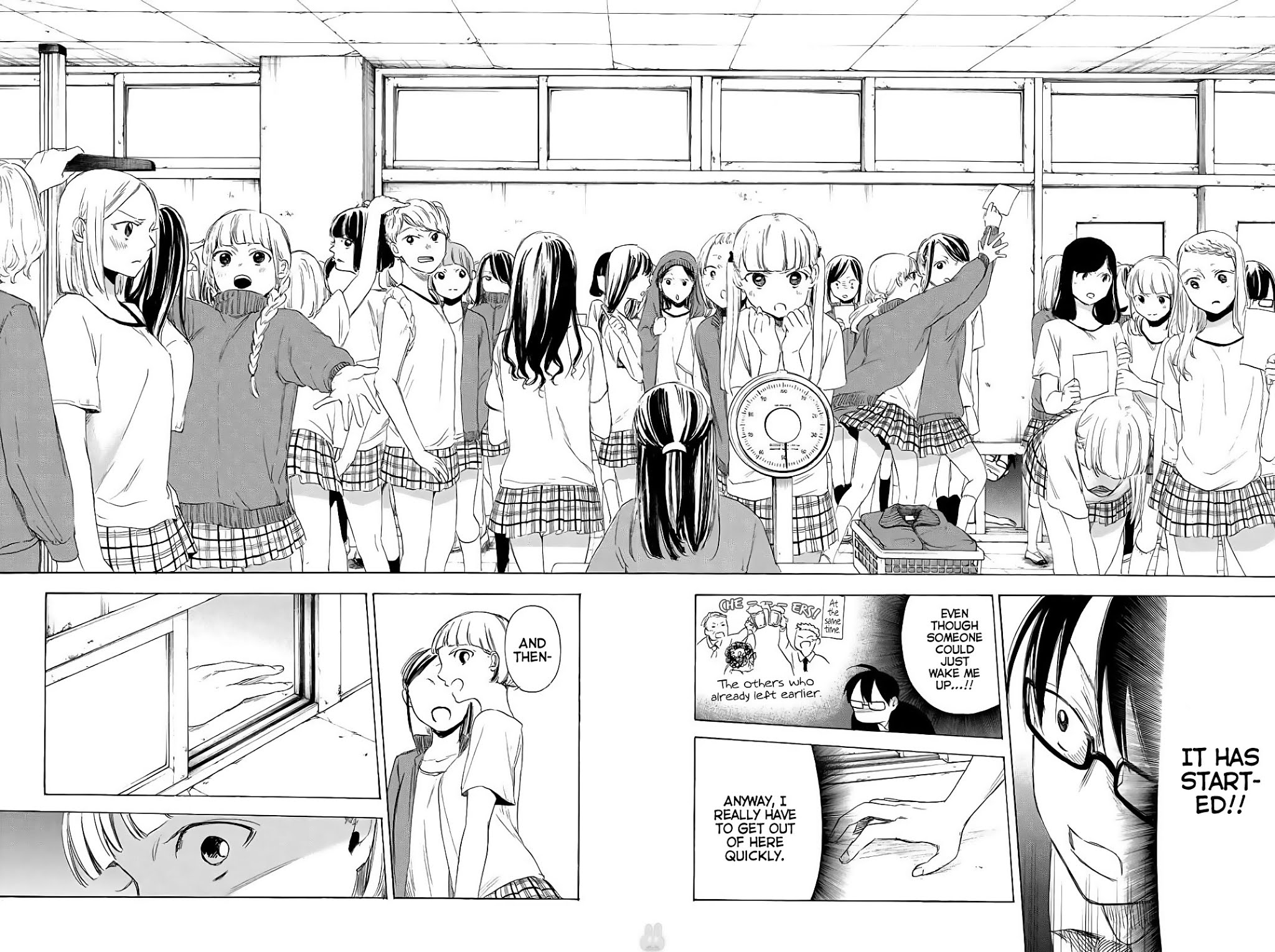 Sensei, Suki desu. Chapter 3 page 8 - Chapter 3: Question 3: Hiding and staring at a garden filled with girls, is that what you like doing?