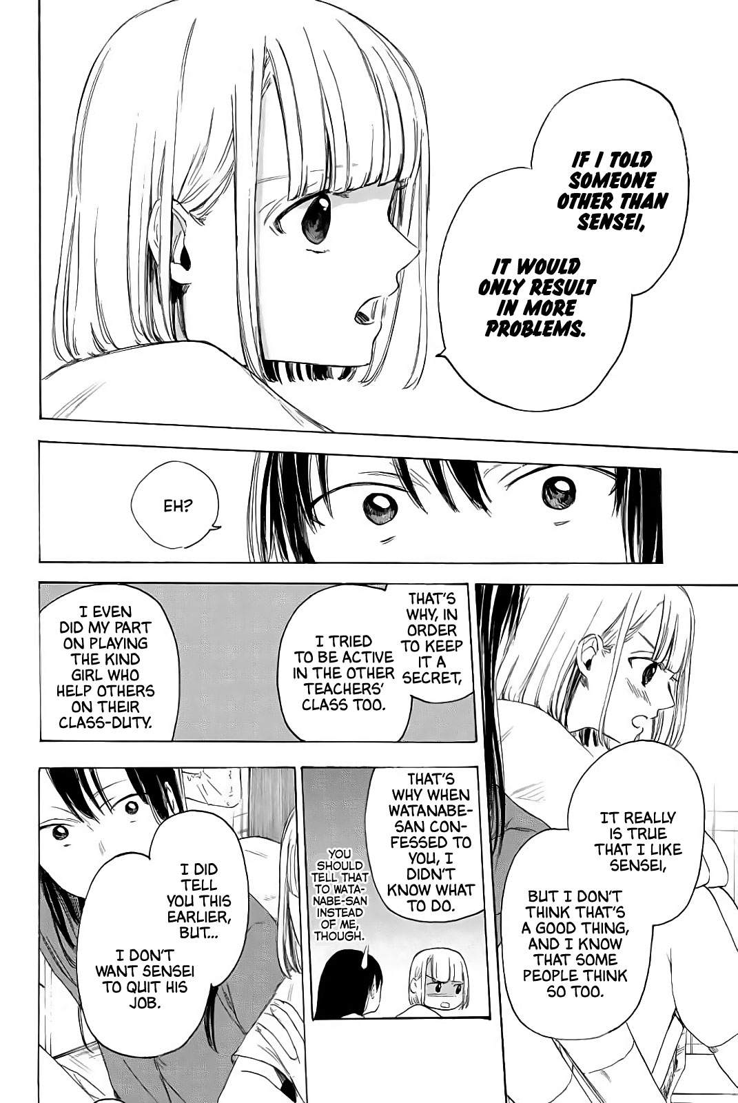 Sensei, Suki desu. Chapter 4 page 14 - Chapter 4: Question 4: Can I Escape From the School Without Being Noticed?
