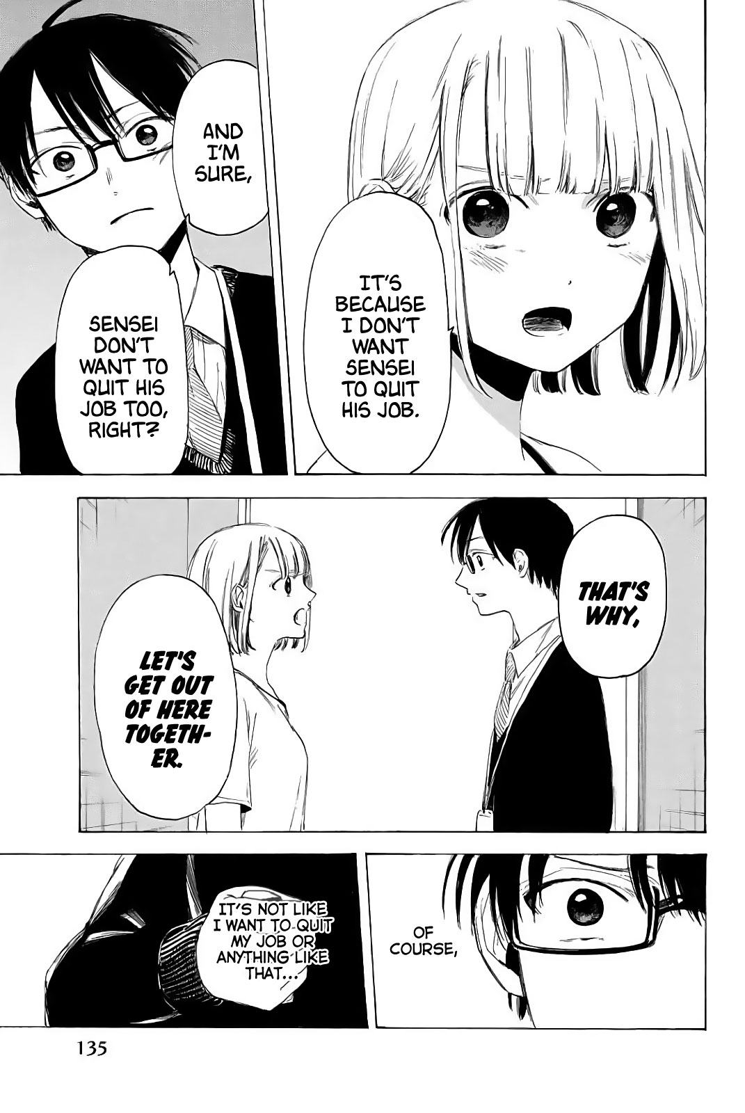 Sensei, Suki desu. Chapter 4 page 3 - Chapter 4: Question 4: Can I Escape From the School Without Being Noticed?
