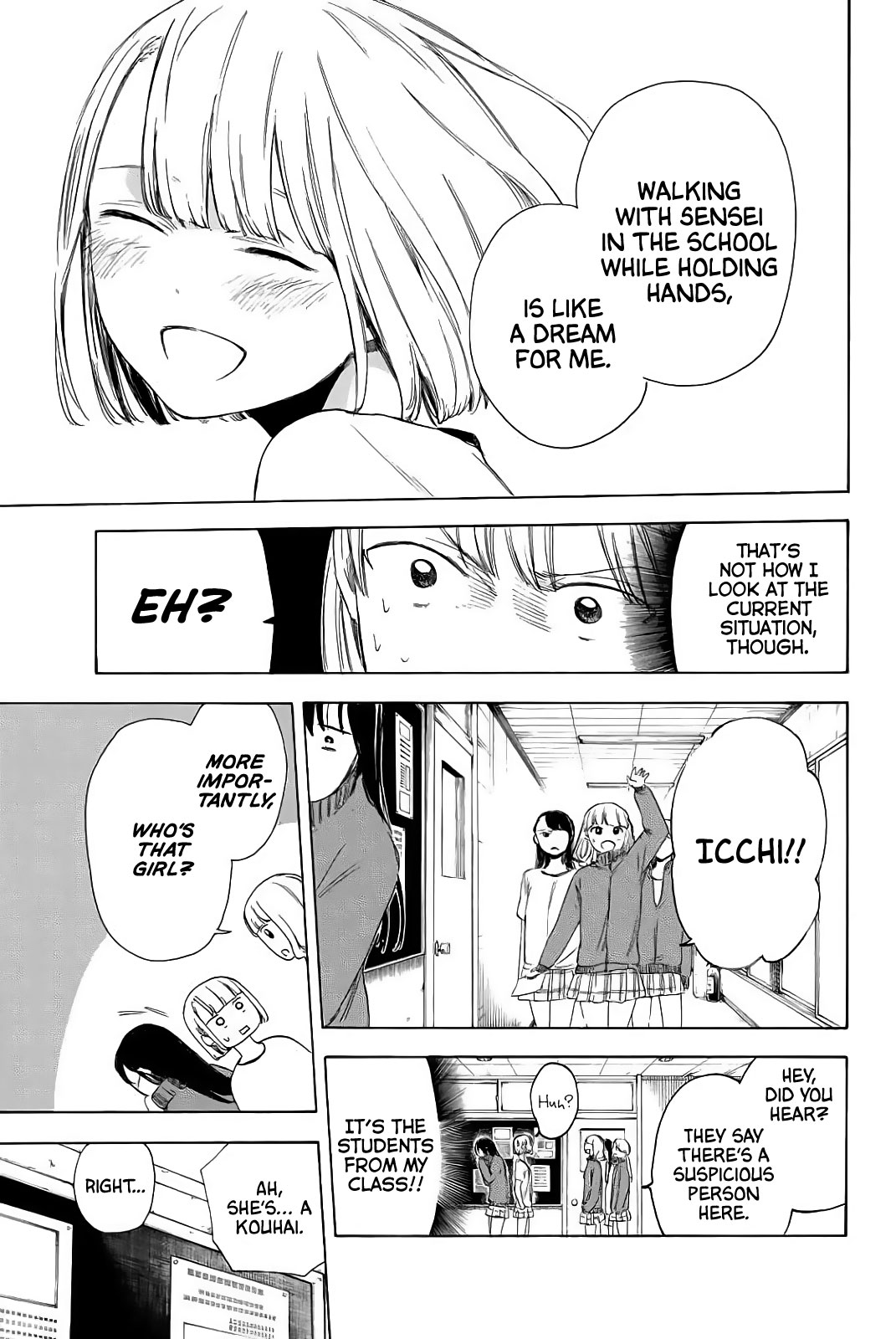 Sensei, Suki desu. Chapter 4 page 7 - Chapter 4: Question 4: Can I Escape From the School Without Being Noticed?