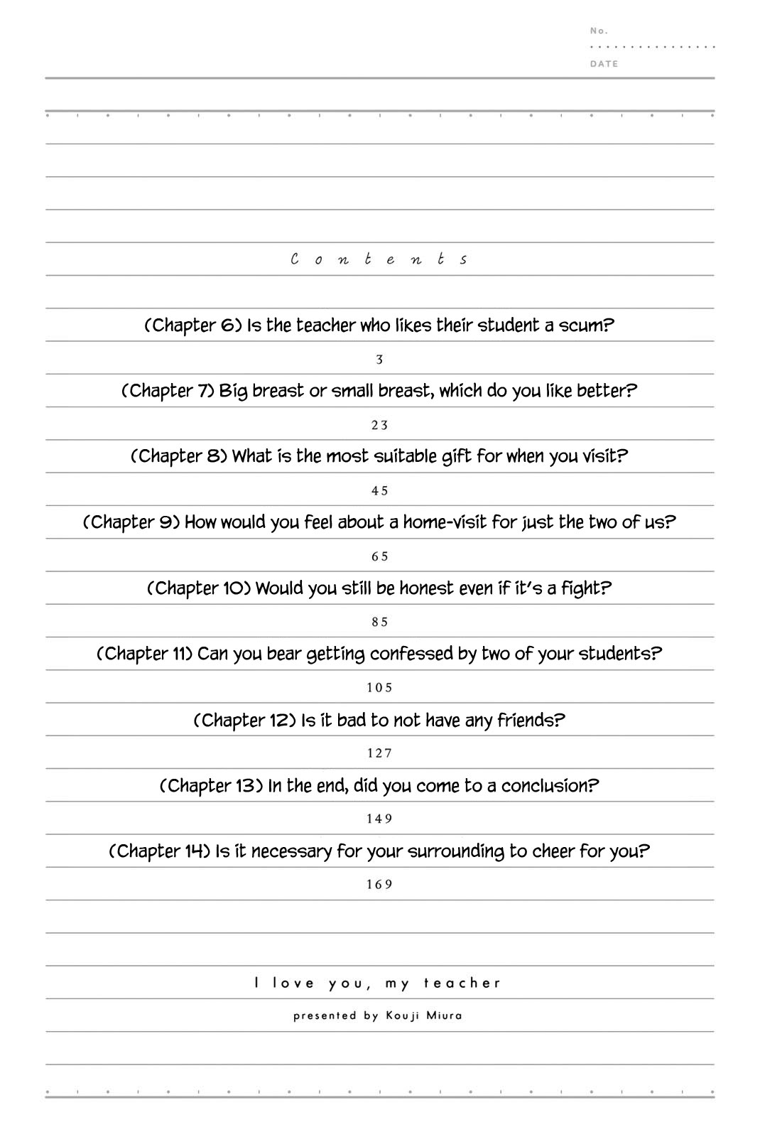 Sensei, Suki desu. Chapter 6 page 2 - Chapter 6: Is the teacher who likes their student a scum?