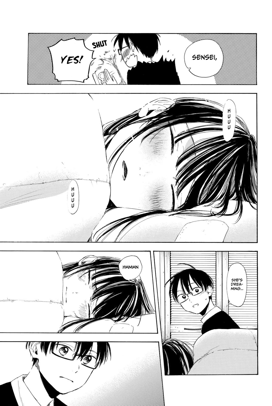 Sensei, Suki desu. Chapter 8 page 13 - Chapter 8: What's the best thing to bring when visiting a sick friend?