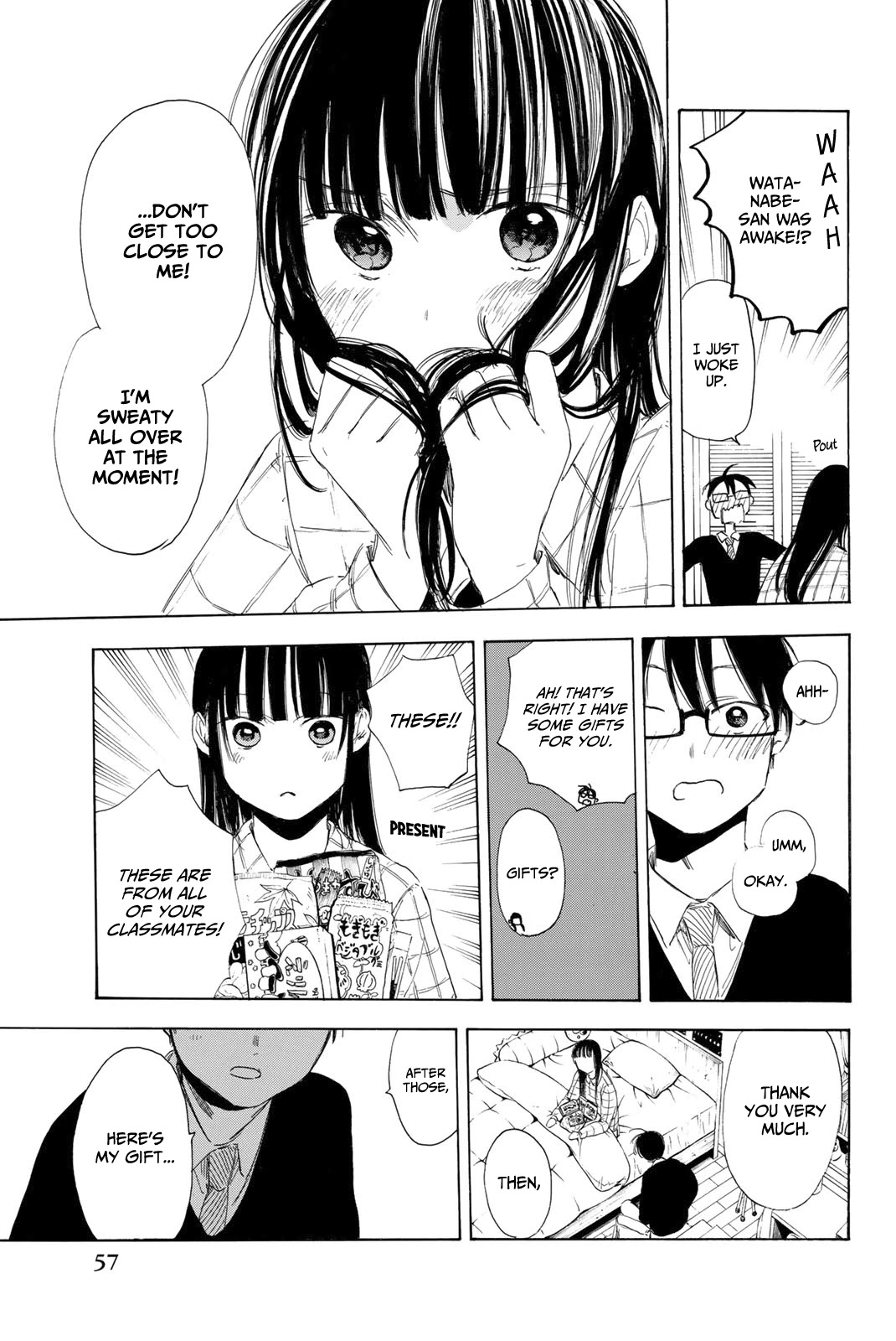 Sensei, Suki desu. Chapter 8 page 15 - Chapter 8: What's the best thing to bring when visiting a sick friend?