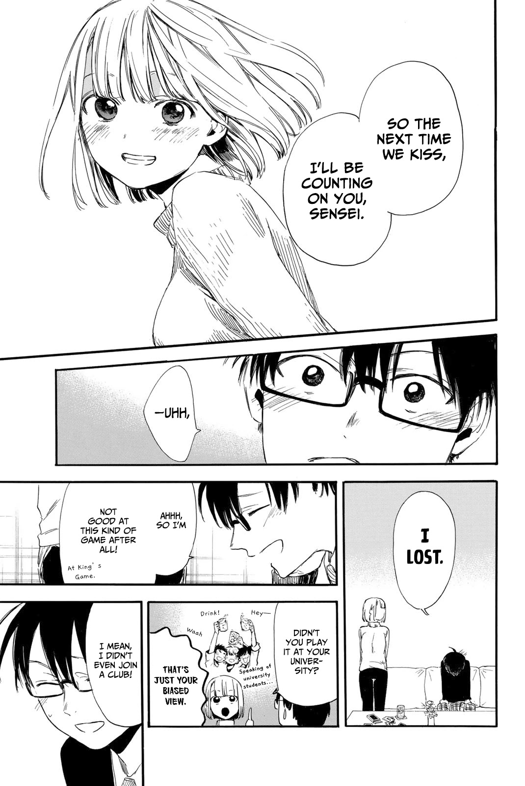 Sensei, Suki desu. Chapter 9 page 15 - Chapter 9: What do you think about having a home visit with just us two?