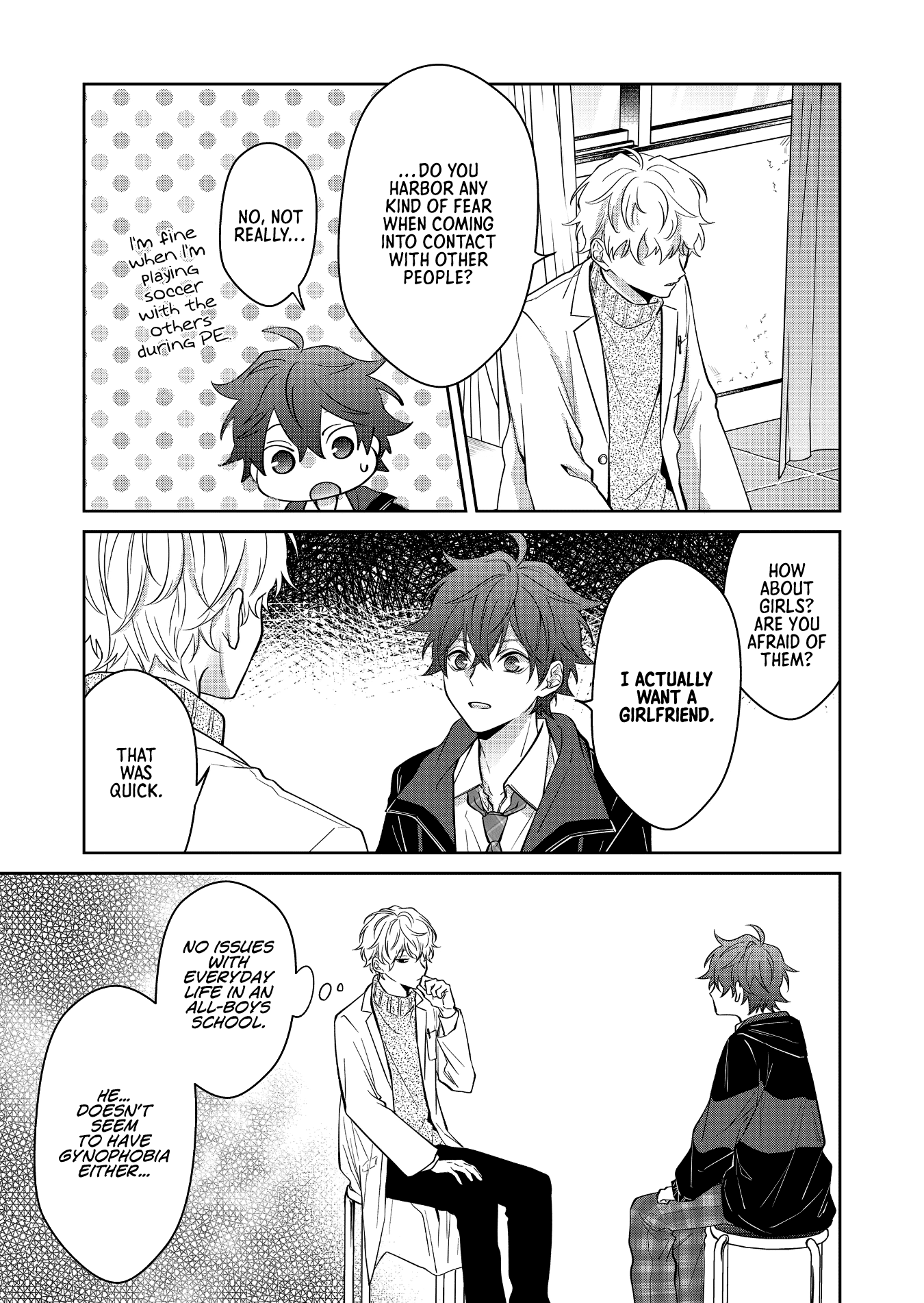 Sensitive Boy Chapter 2 page 10 - Chapter 2: I want to take the first step