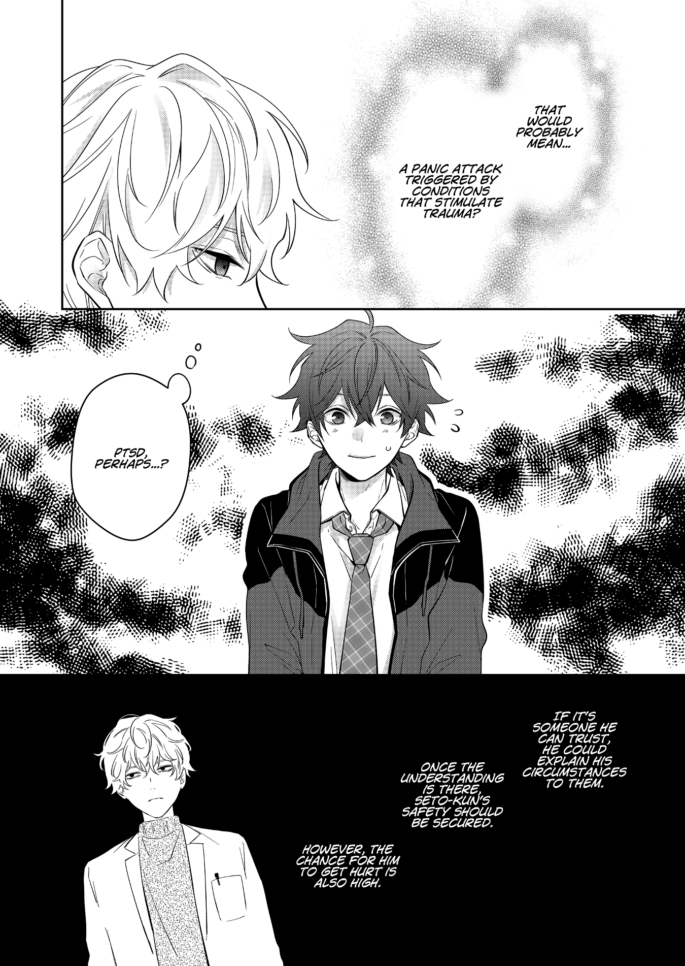 Sensitive Boy Chapter 2 page 11 - Chapter 2: I want to take the first step