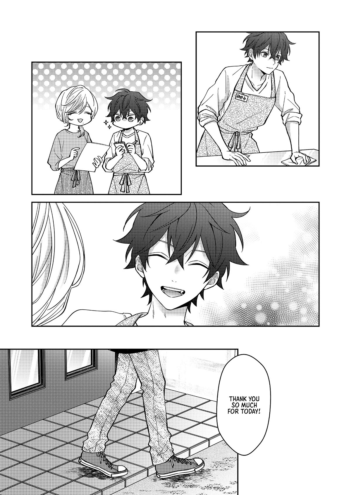 Sensitive Boy Chapter 21 page 13 - Chapter 21: I want to stay positive