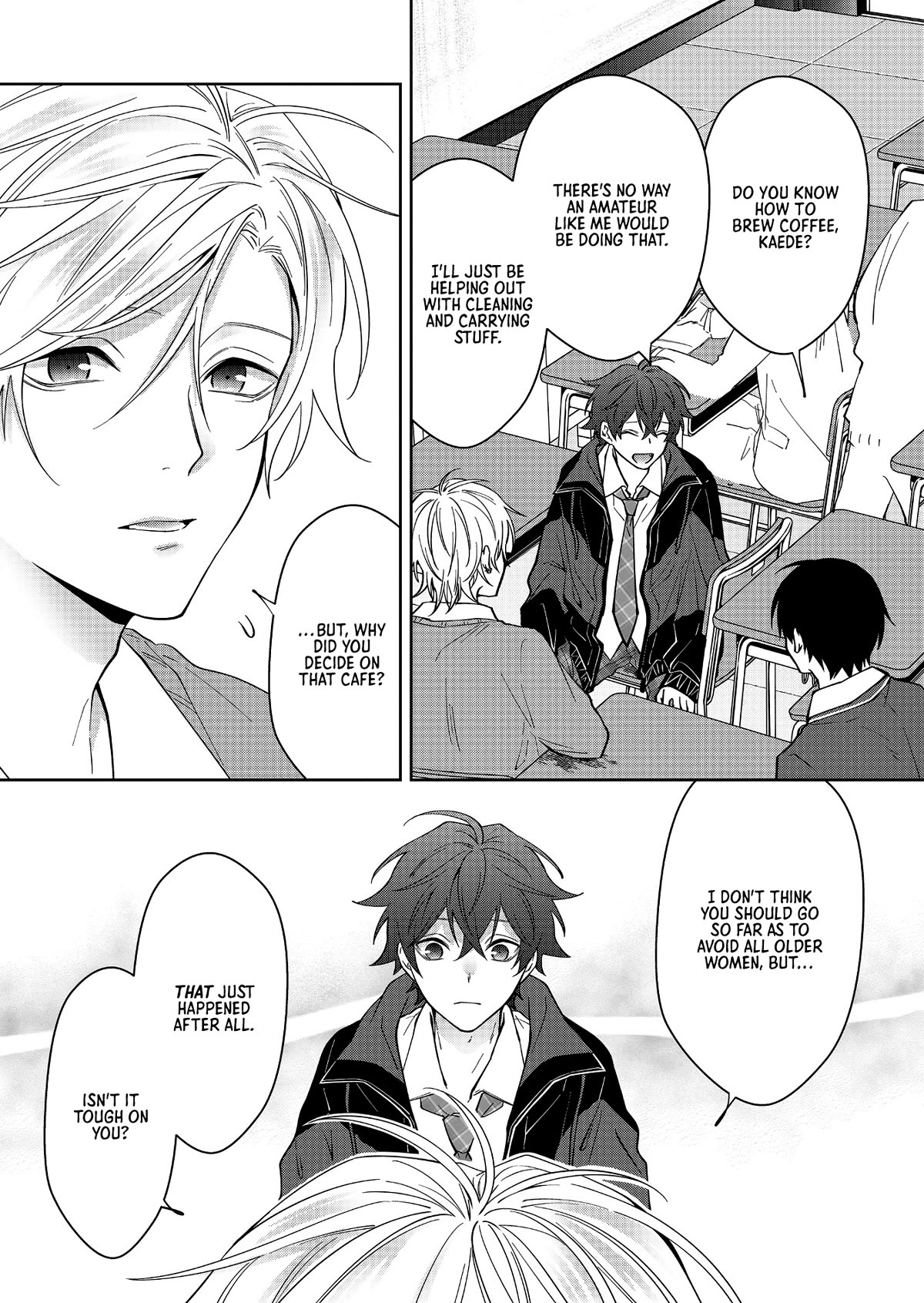 Sensitive Boy Chapter 21 page 6 - Chapter 21: I want to stay positive