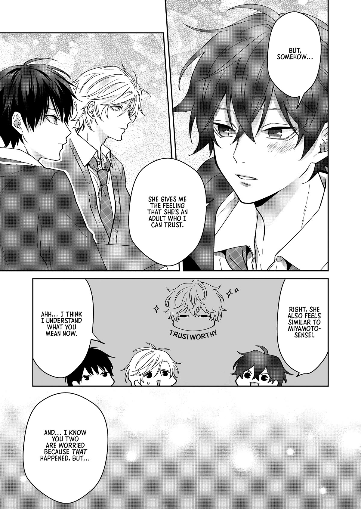 Sensitive Boy Chapter 21 page 8 - Chapter 21: I want to stay positive