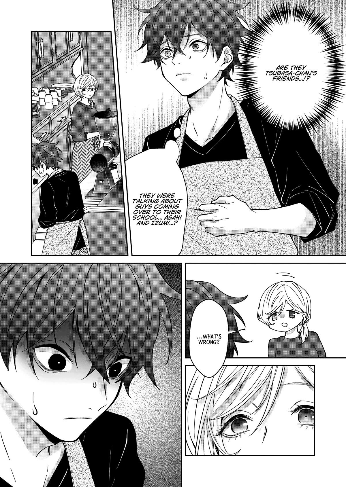 Sensitive Boy Chapter 23 page 4 - Chapter 23: Tsubasa's friends