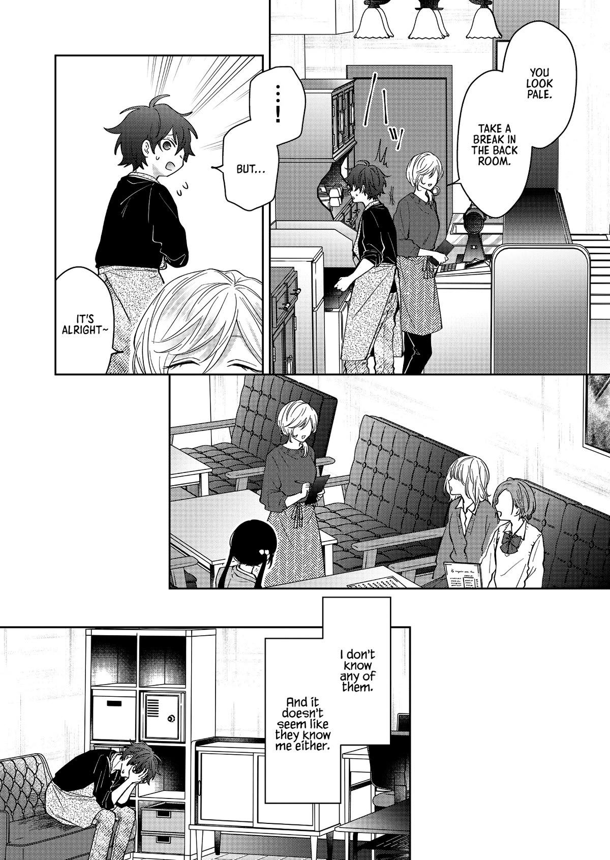Sensitive Boy Chapter 23 page 6 - Chapter 23: Tsubasa's friends