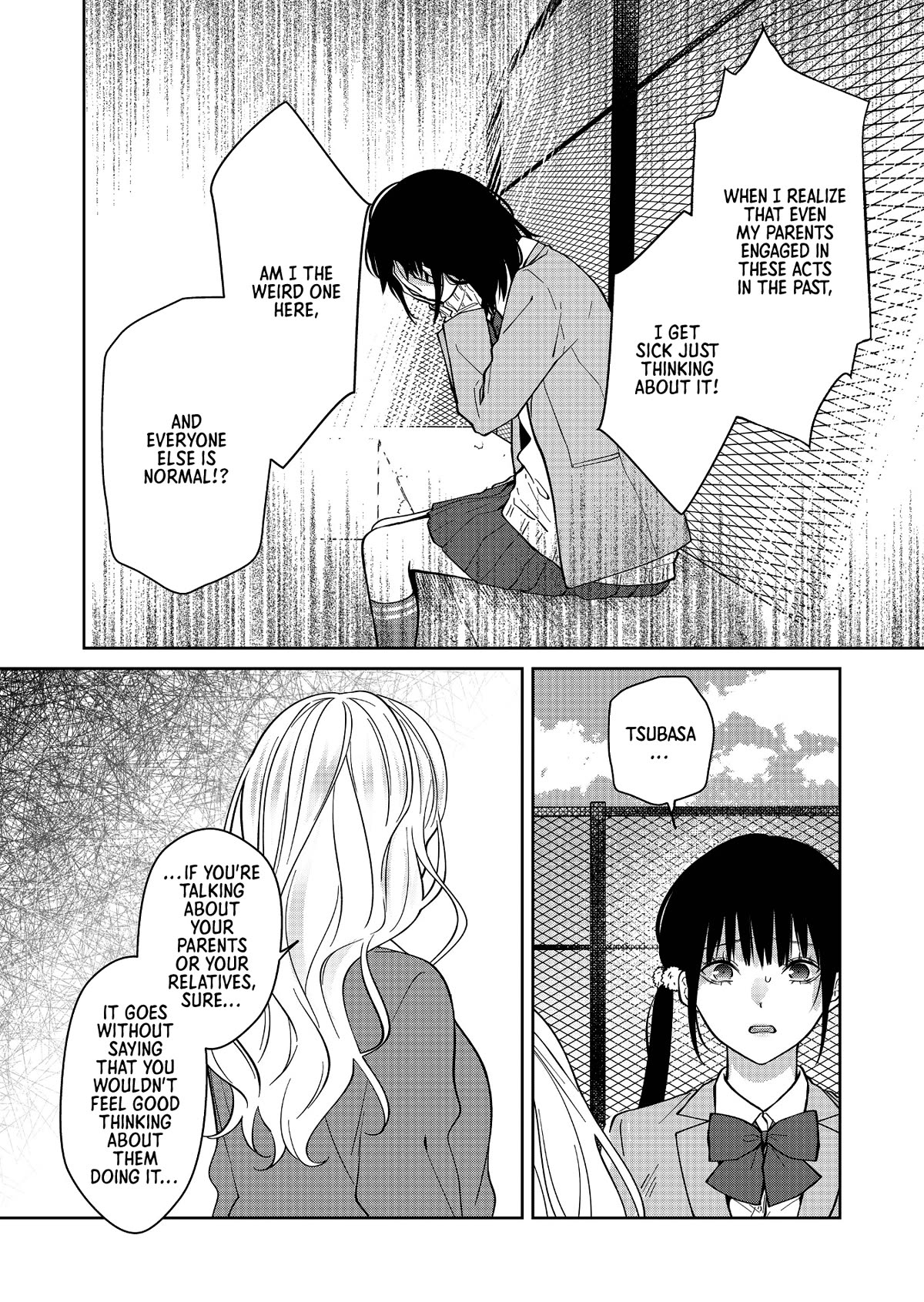 Sensitive Boy Chapter 28 page 4 - Chapter 28: Tsubasa and Aya