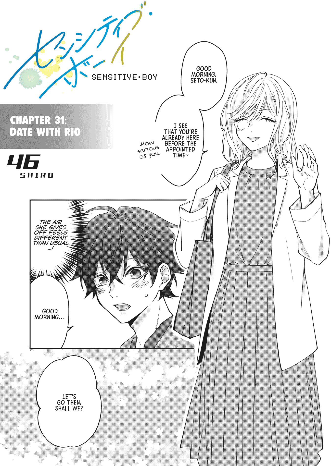 Sensitive Boy Chapter 31 page 1 - Chapter 31: Date with Rio