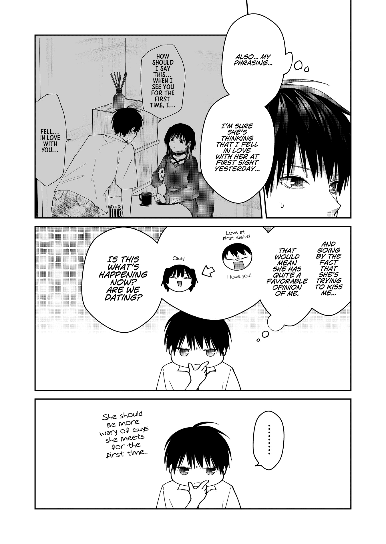 Sensitive Boy Chapter 39 page 8 - Chapter 39: A disturbed heart