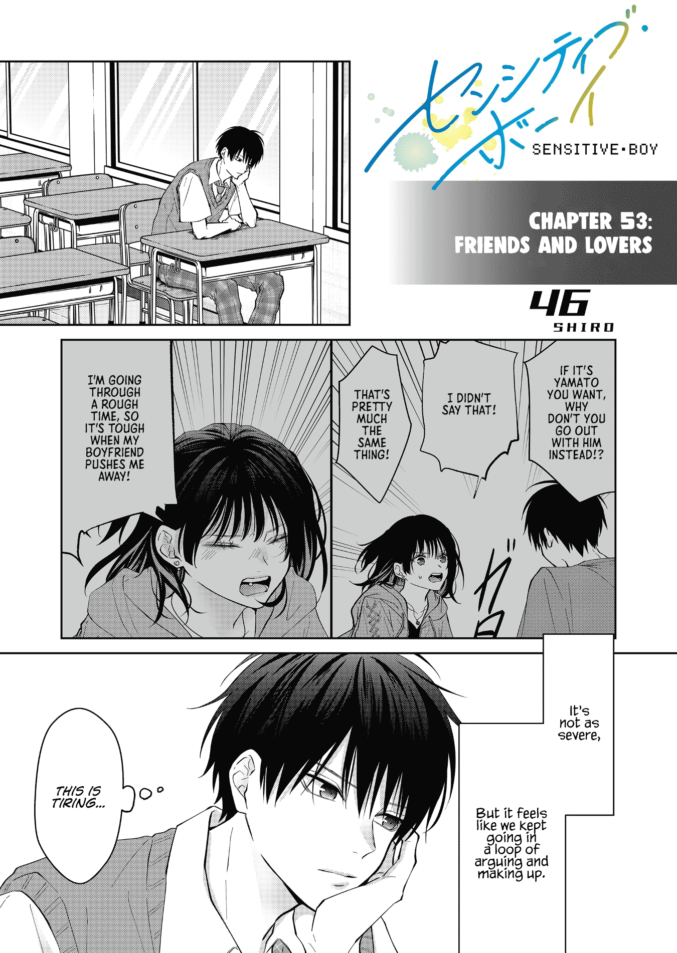 Sensitive Boy Chapter 53 page 1 - Chapter 53: Friends and Lovers
