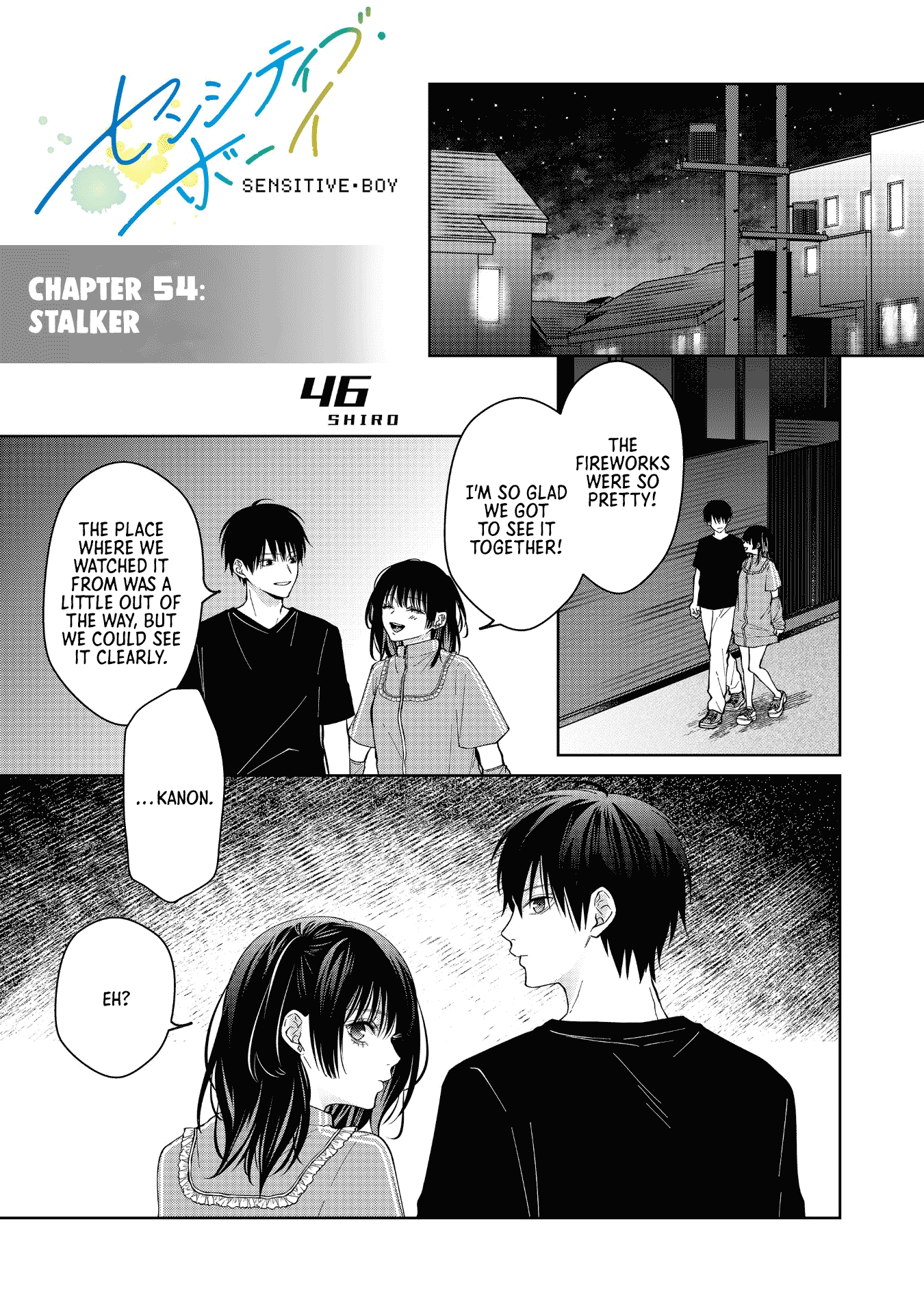 Sensitive Boy Chapter 54 page 1 - Chapter 54: Stalker