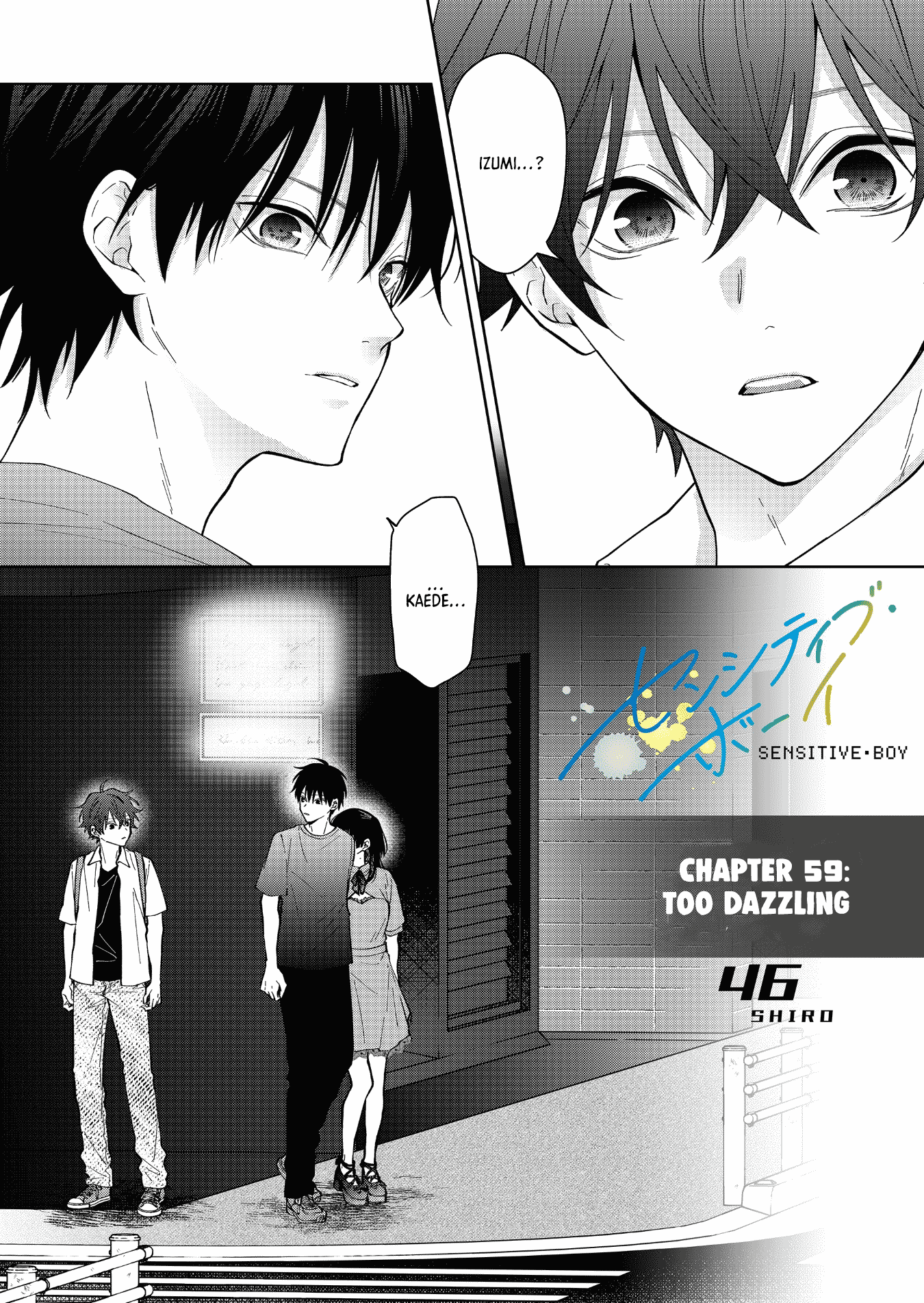 Sensitive Boy Chapter 59 page 1 - Chapter 59: Too Dazzling