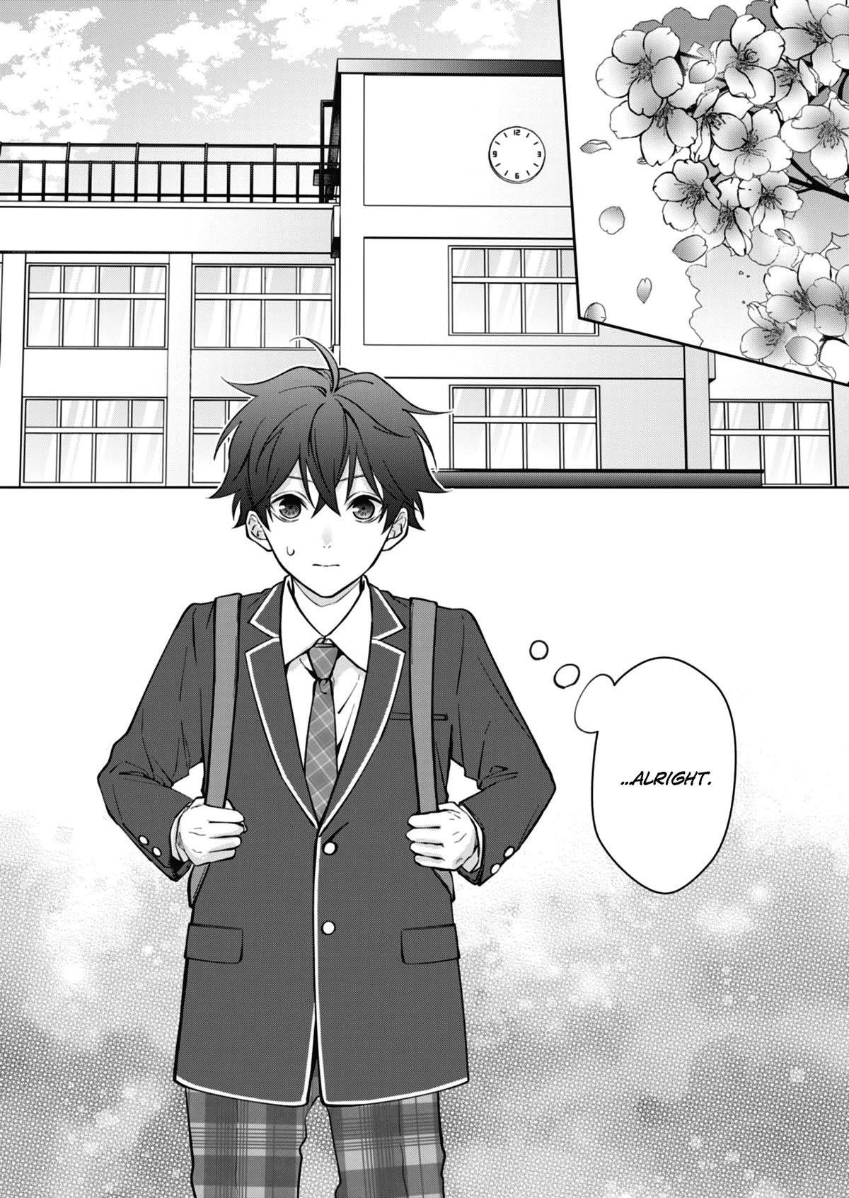 Sensitive Boy Chapter 6.5 page 2 - Chapter 6.5: Extras - First year of high school in spring