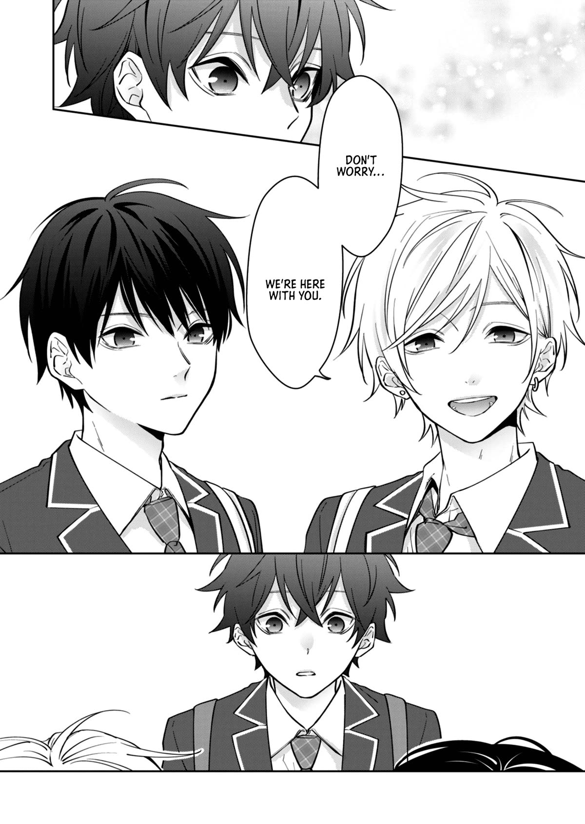 Sensitive Boy Chapter 6.5 page 6 - Chapter 6.5: Extras - First year of high school in spring
