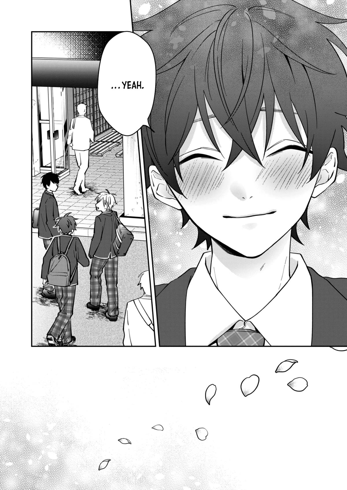 Sensitive Boy Chapter 6.5 page 7 - Chapter 6.5: Extras - First year of high school in spring