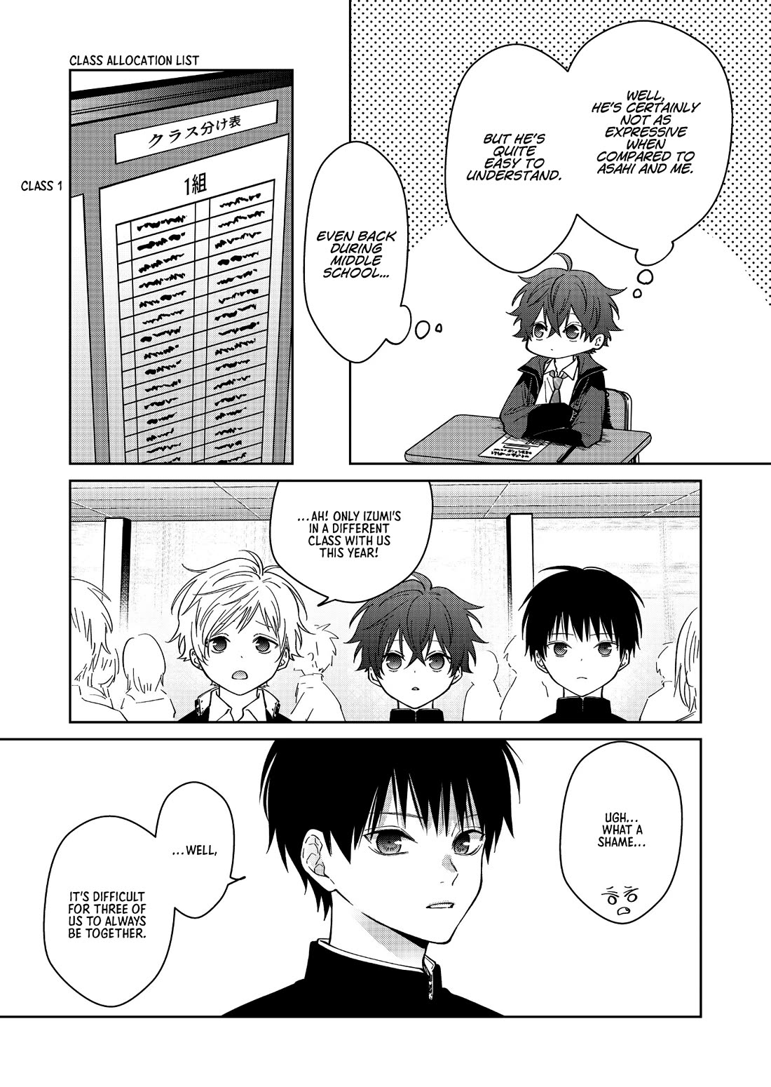 Sensitive Boy Chapter 61.5 page 3 - Chapter 61.5: Extras
