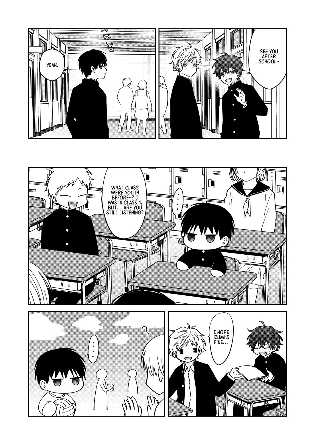 Sensitive Boy Chapter 61.5 page 4 - Chapter 61.5: Extras