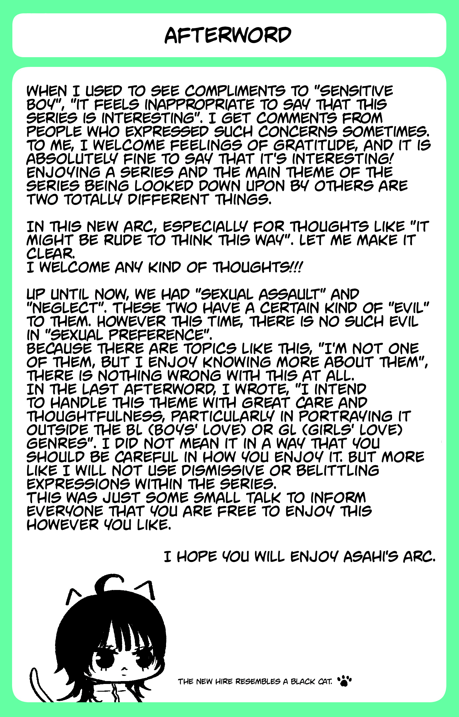 Sensitive Boy Chapter 63 page 18 - Chapter 63: New Hire