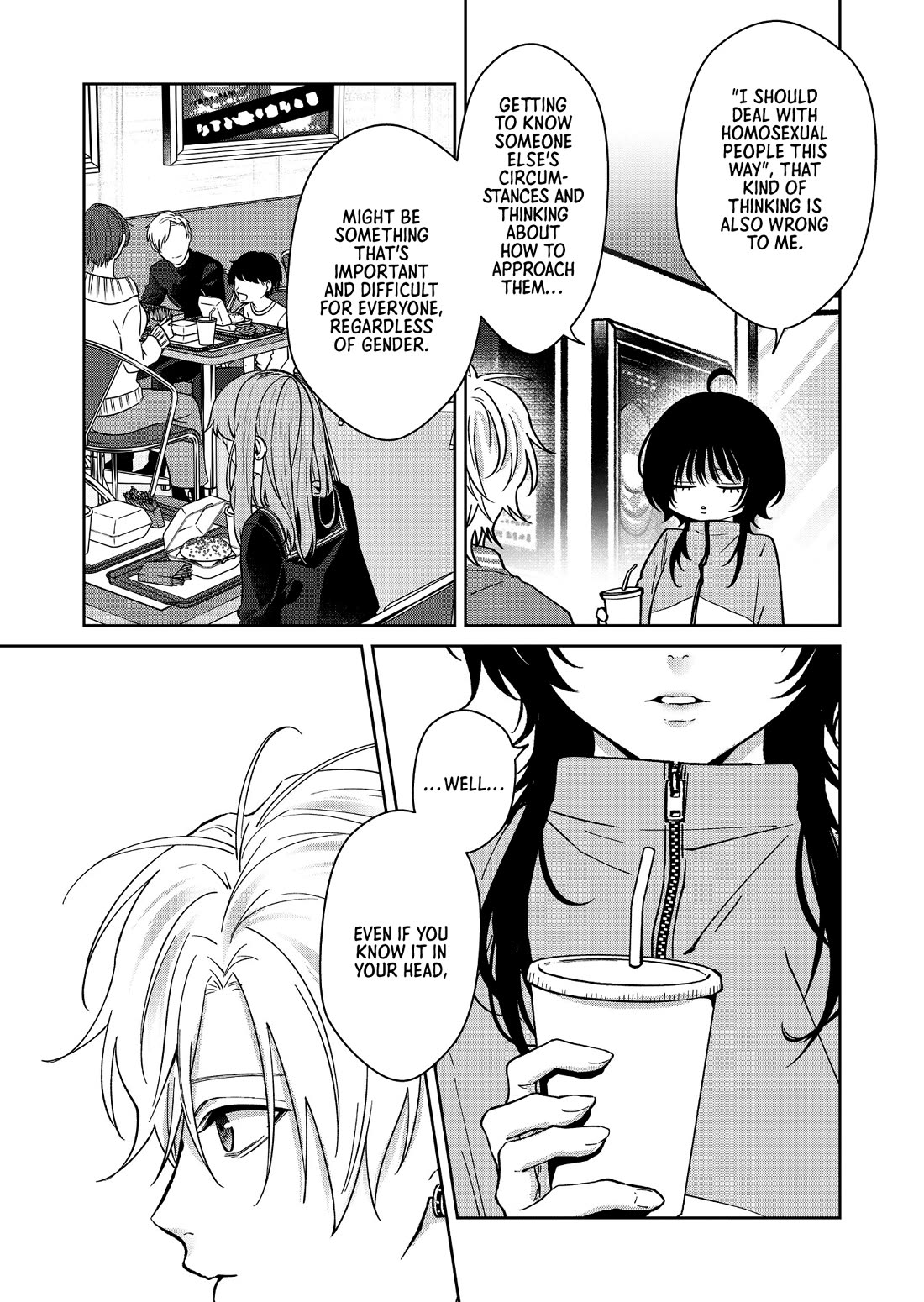 Sensitive Boy Chapter 64 page 10 - Chapter 64: Circumstances on "this side"