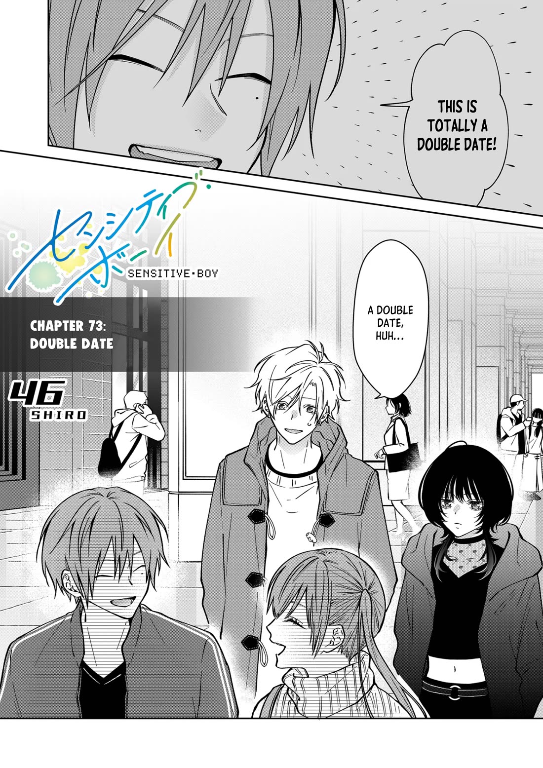 Sensitive Boy Chapter 73 page 1 - Chapter 73: Double Date